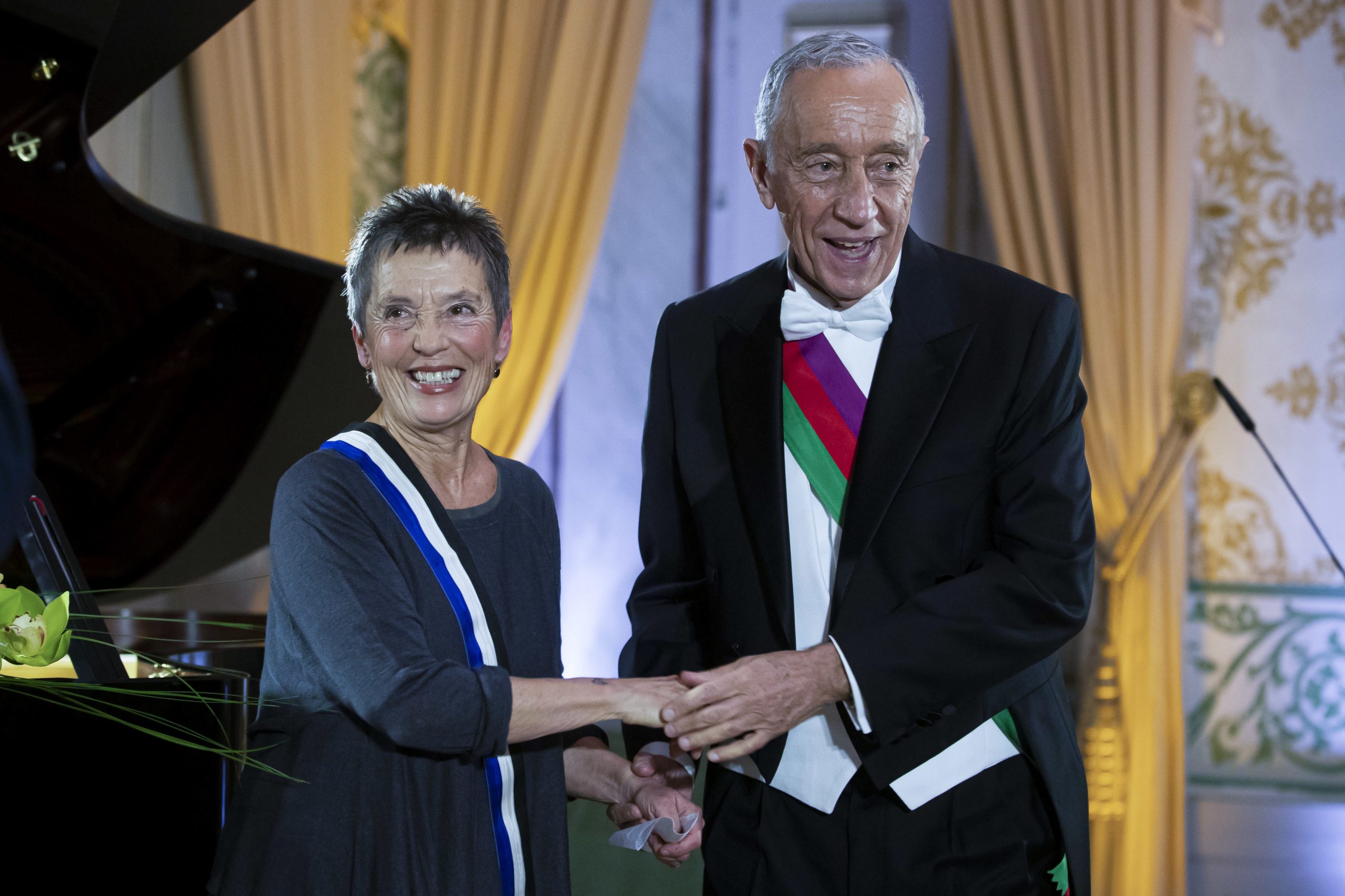 Marcelo Rebelo de Sousa condecorou Maria João Pires, “exemplo de excelência de Portugal”