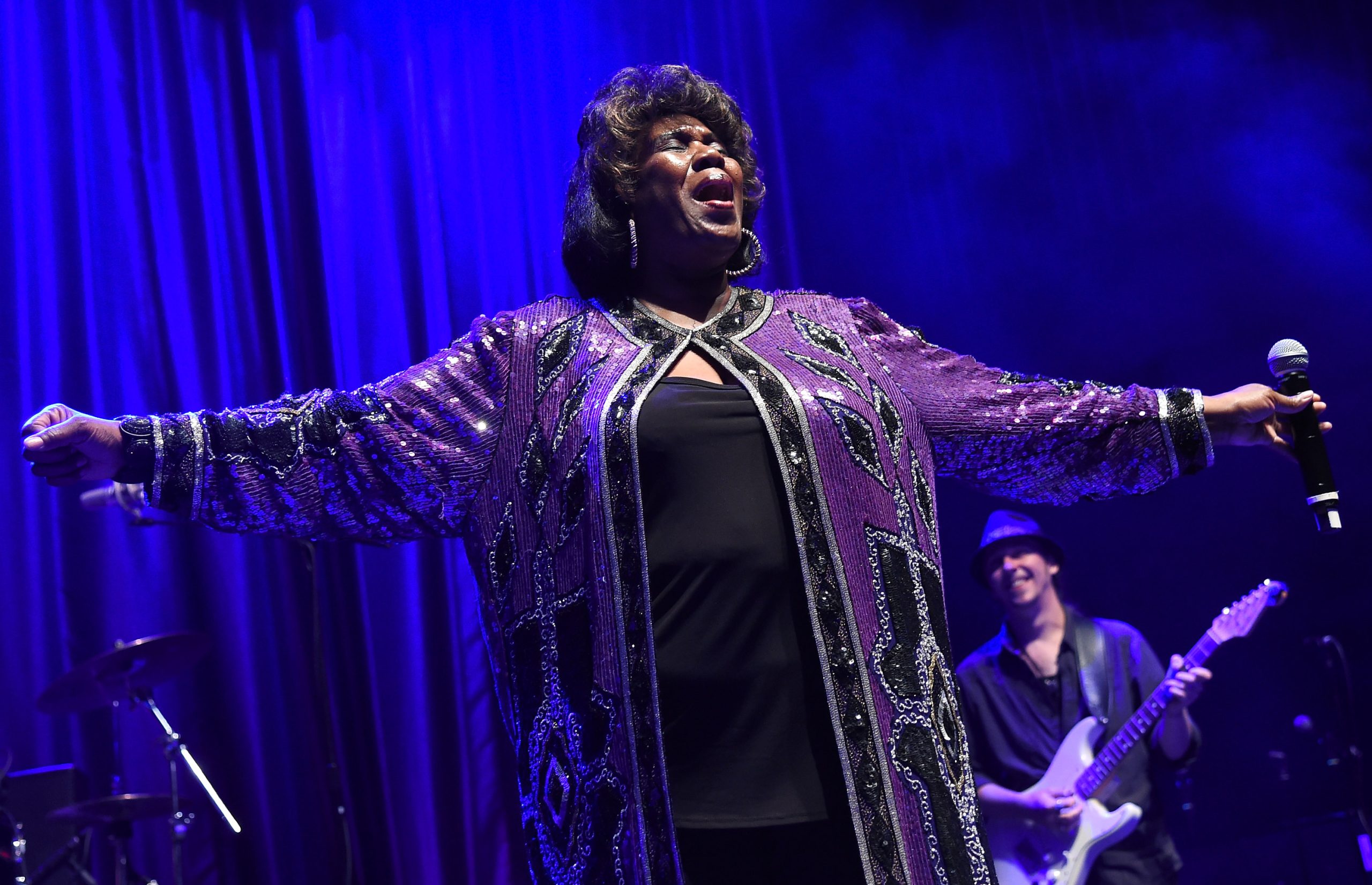 Shirley King, filha de BB King, em festival de blues em Reguengos de Monsaraz