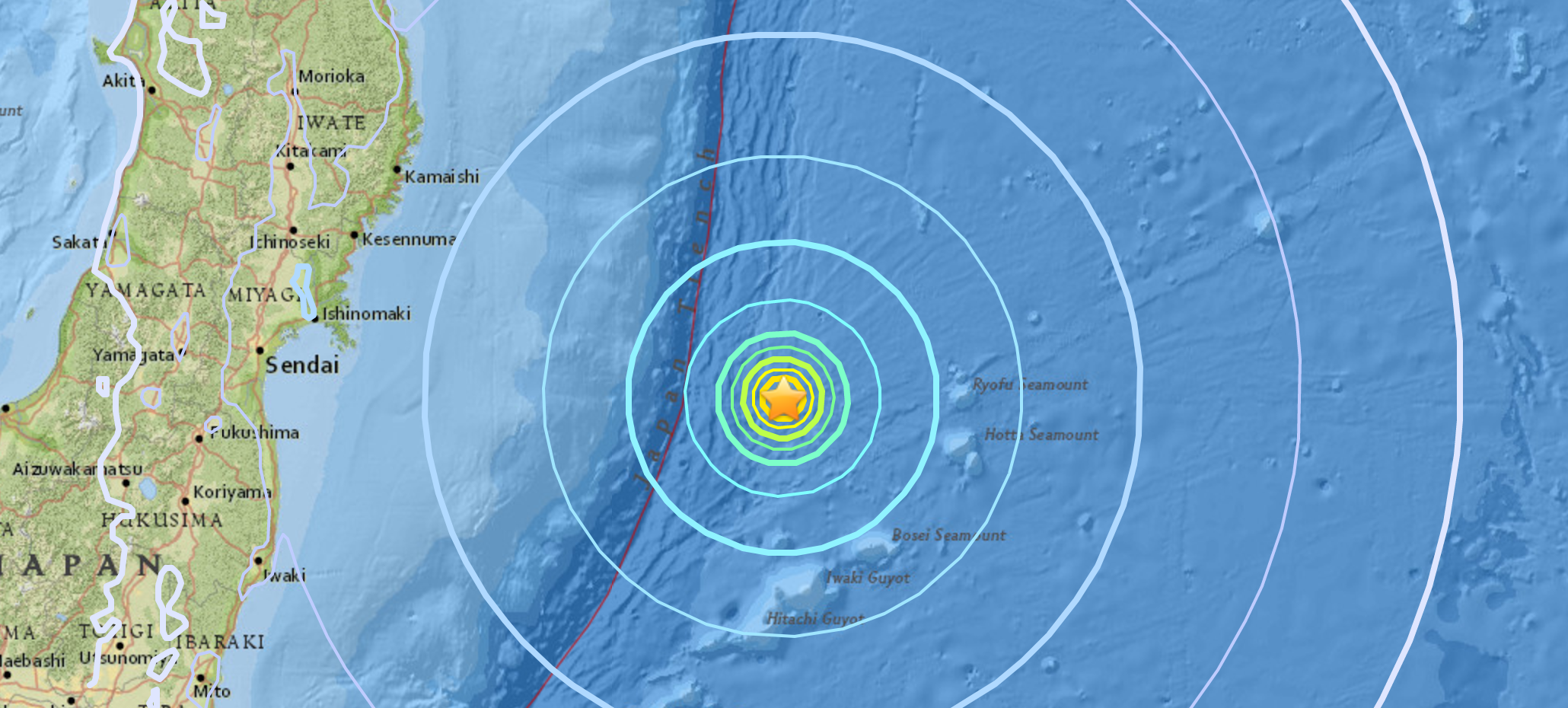 Sismo de magnitude 6.1 registado na costa leste do Japão
