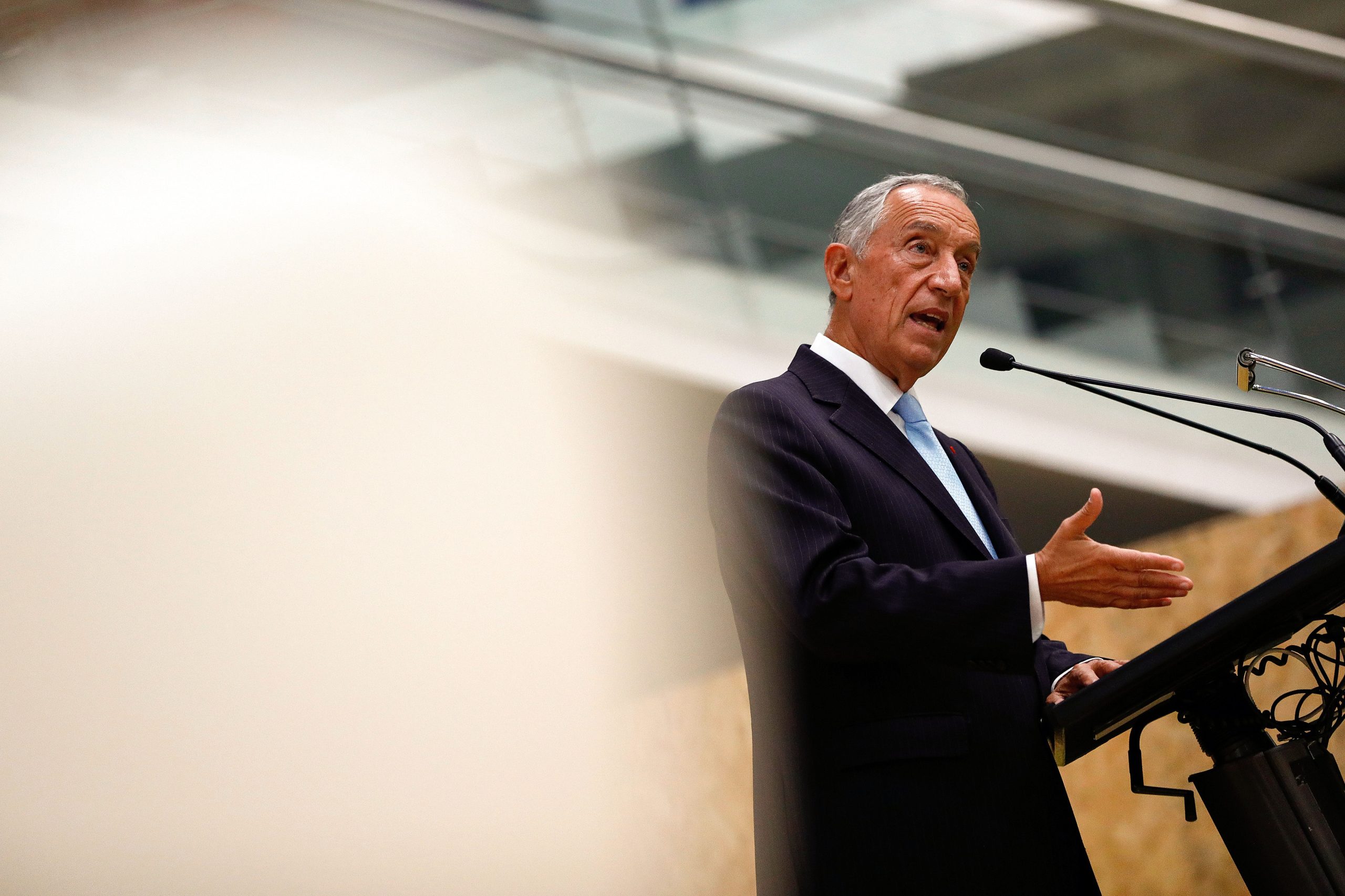 Marcelo Rebelo de Sousa na 1.ª página de dois jornais egípcios