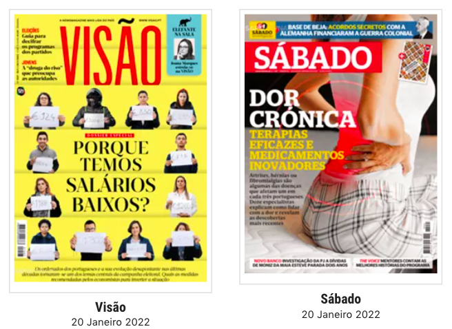Revista de Imprensa: Os salários baixos e os medicamentos inovadores para a dor crónica