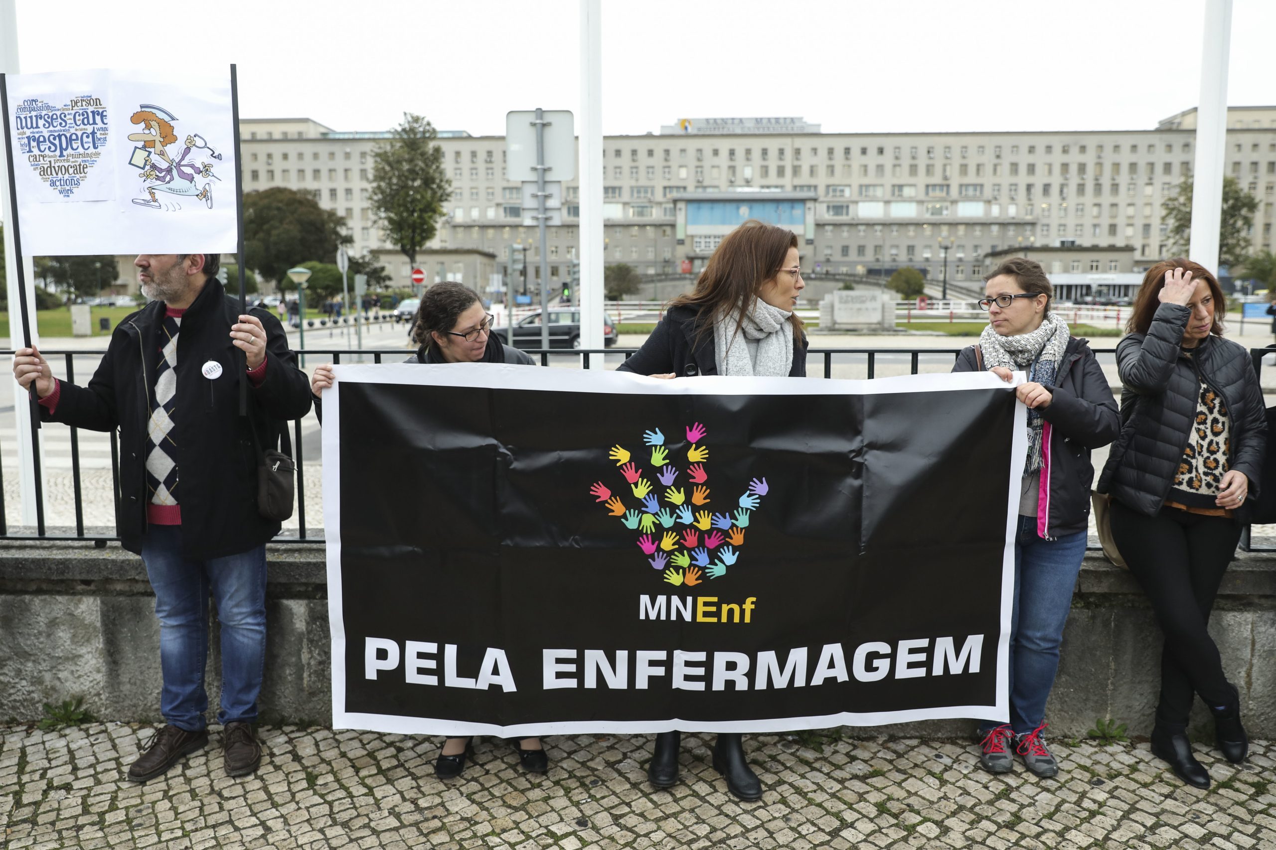 Greve/Enfermeiros: ASPE destaca coragem e determinação de sindicalista em greve de fome