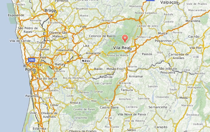 Mau tempo: A24 cortada entre Vila Real e Vila Pouca de Aguiar devido à neve