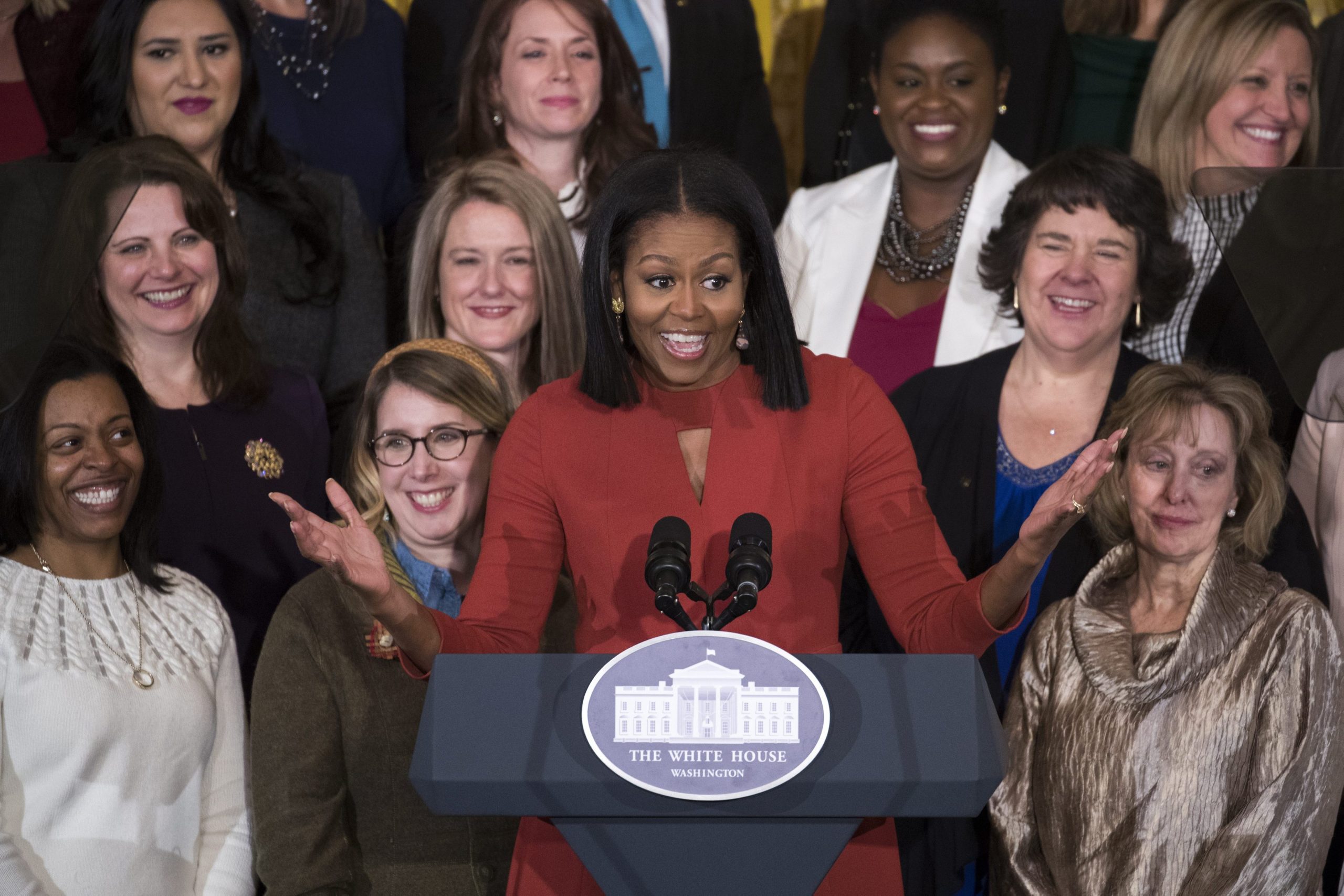 Michelle Obama lembra a “gloriosa diversidade” dos EUA no seu último discurso como primeira-dama