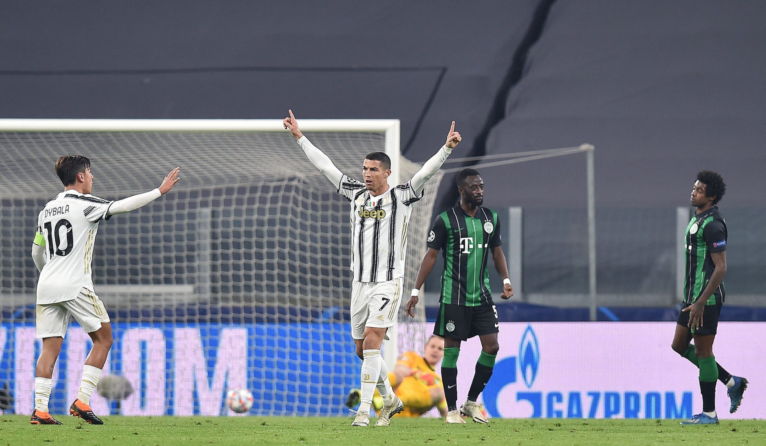 Liga dos Campeões: Ronaldo e Bruno Fernandes marcam, ‘Juve’ e ‘Barça’ nos oitavos de final