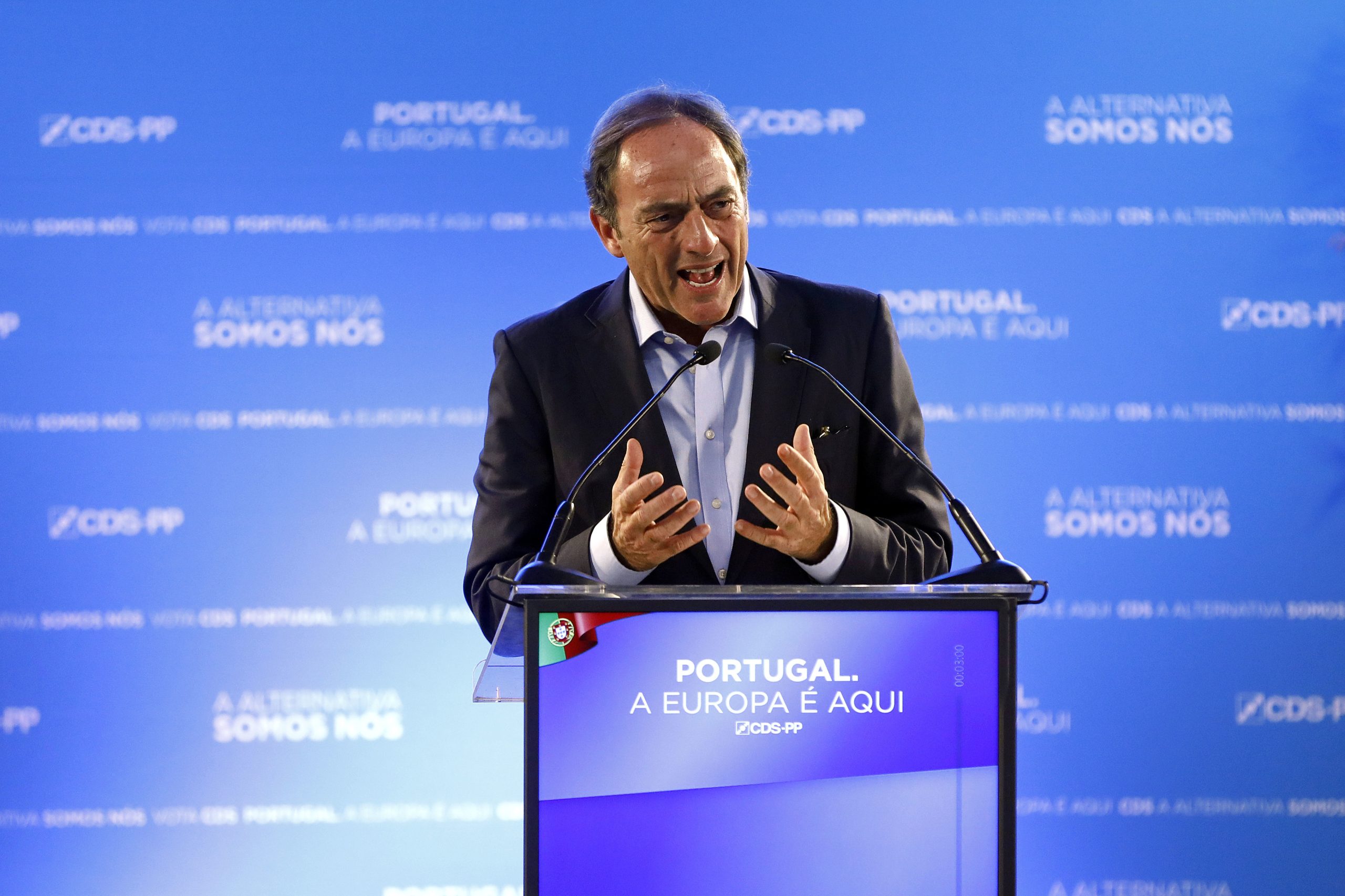 Portas quer “travar” arrogância do PS e pede voto no CDS-PP para somar deputados