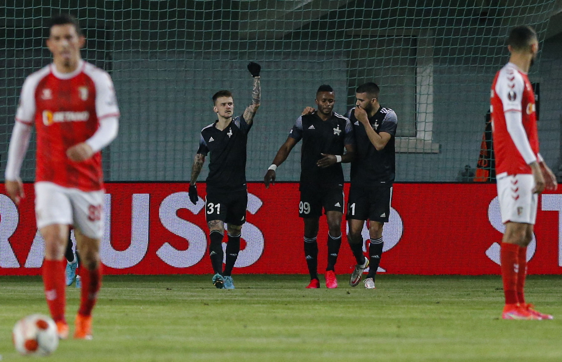 Sporting de Braga perde com Sheriff na primeira mão do ‘play-off’ da Liga Europa