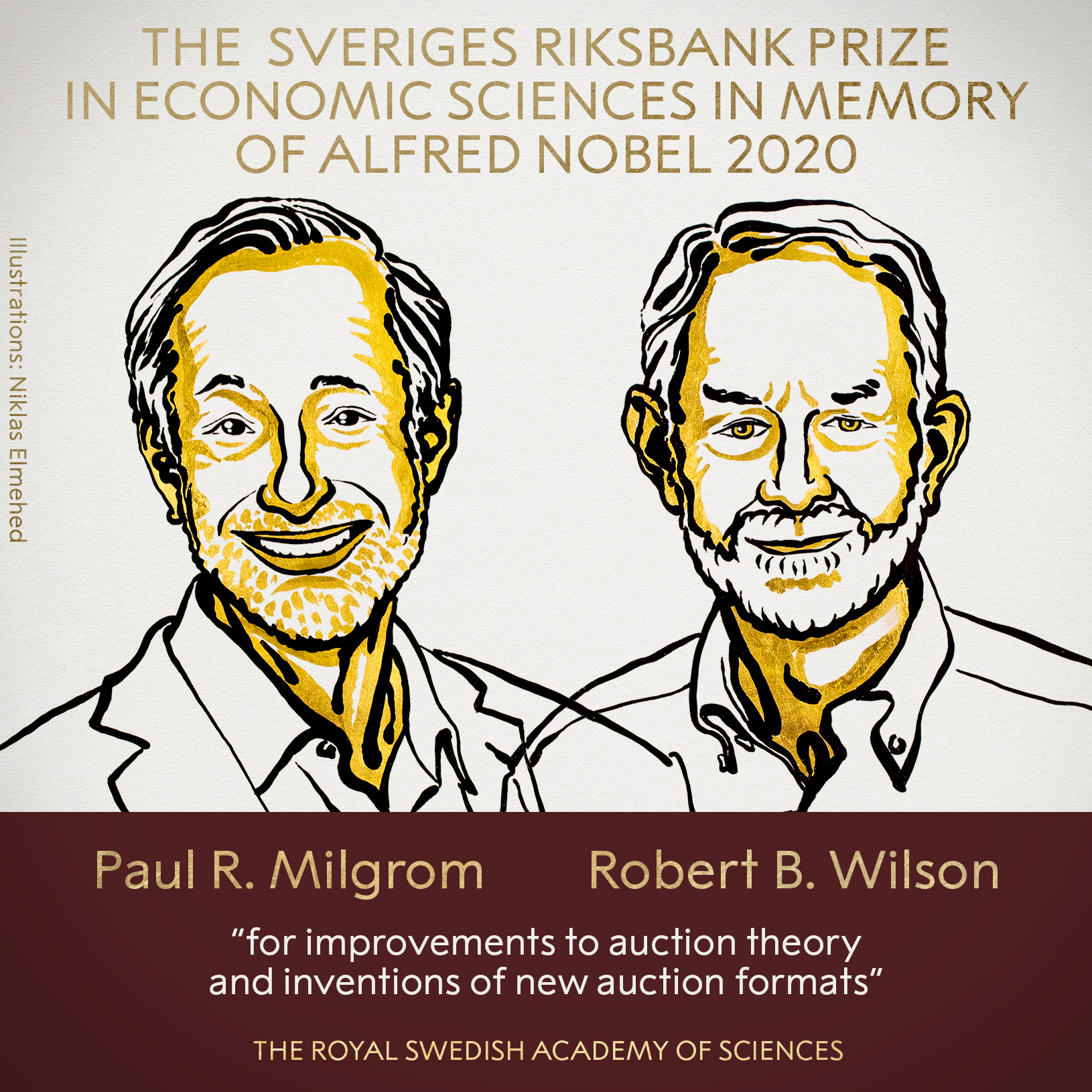 Nobel da Economia para Paul R. Milgrom e Robert Wilson. Um prémio à teoria do leilão que “beneficiou vendedores, compradores e contribuintes em todo o mundo”