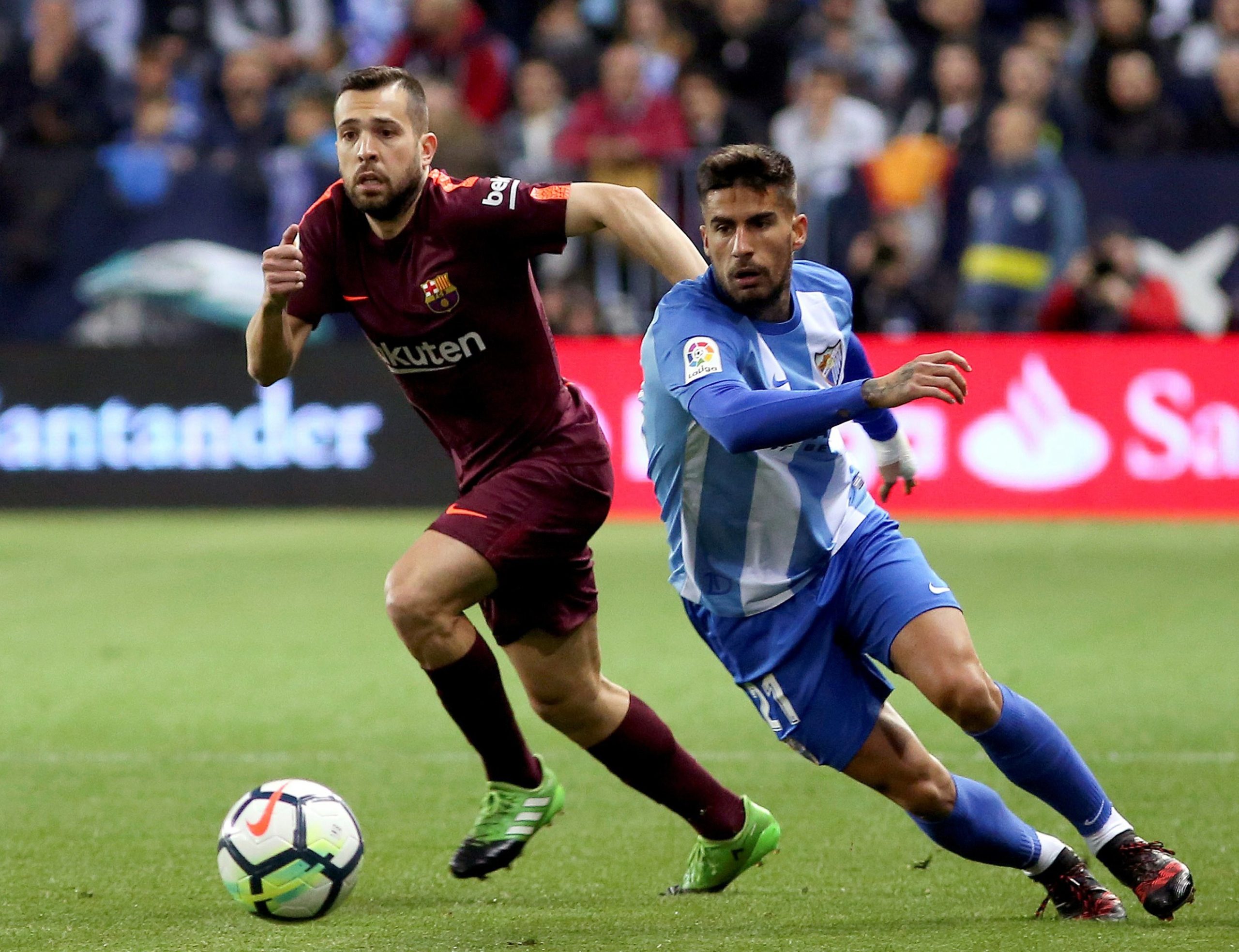 La Liga: FC Barcelona não abranda e ganha em Málaga sem Messi