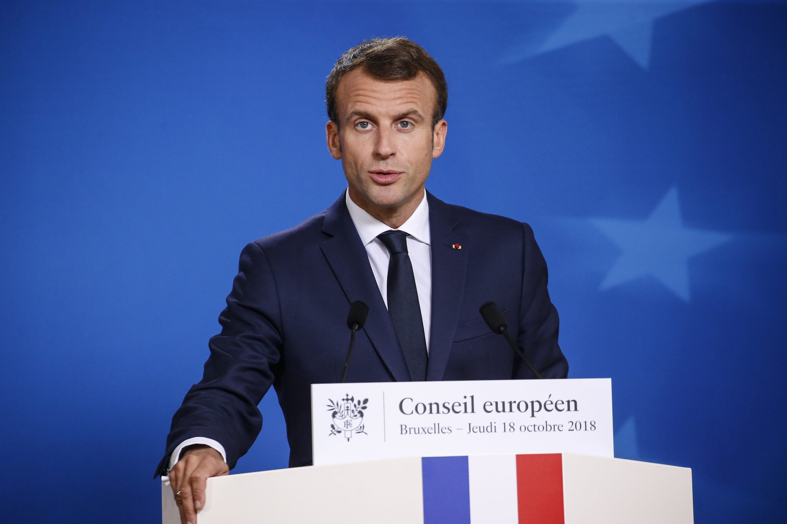 Macron defende a criação de um exército único europeu