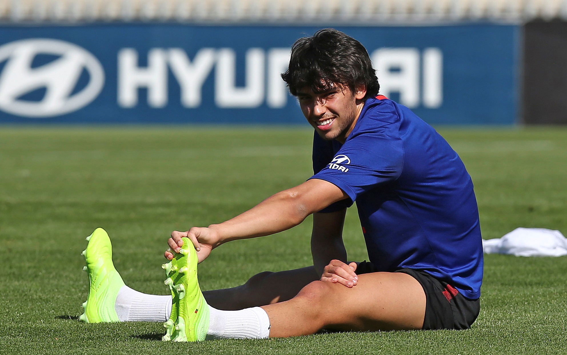 João Félix, a recuperar de lesão, voltou hoje aos treinos
