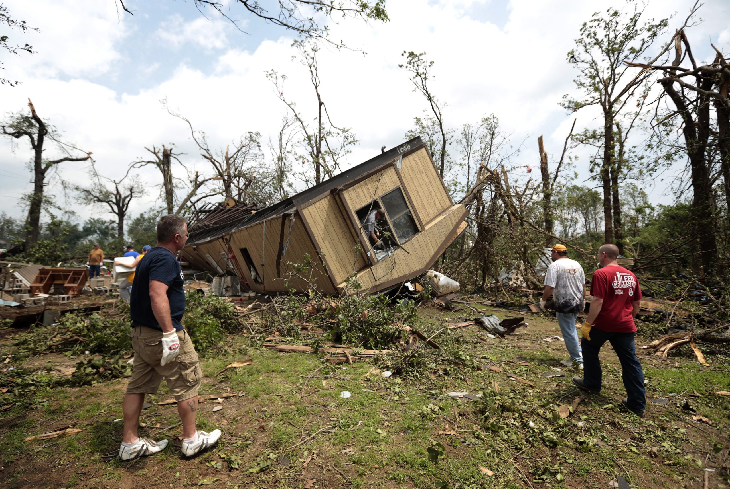 Tornado destruidor