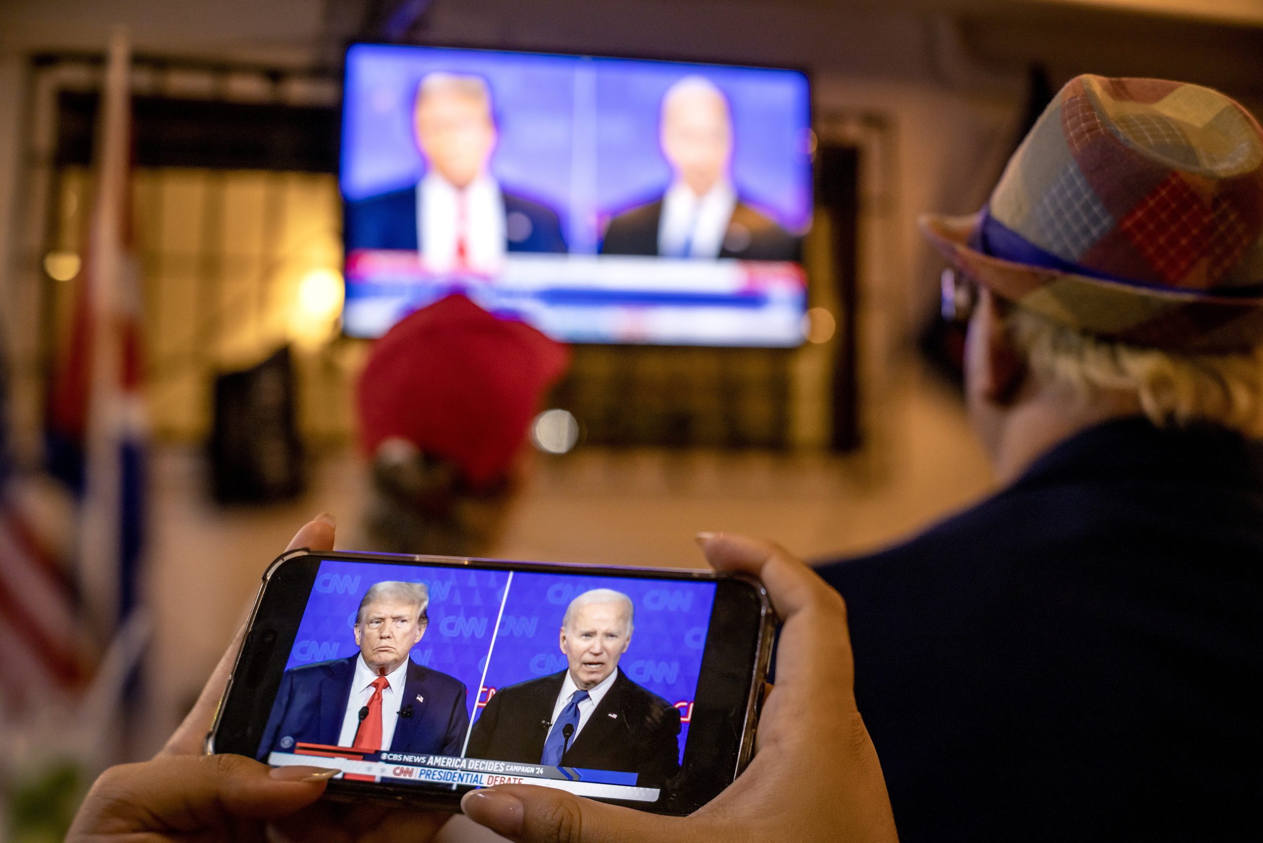 Trump vs Biden, um debate desanimador