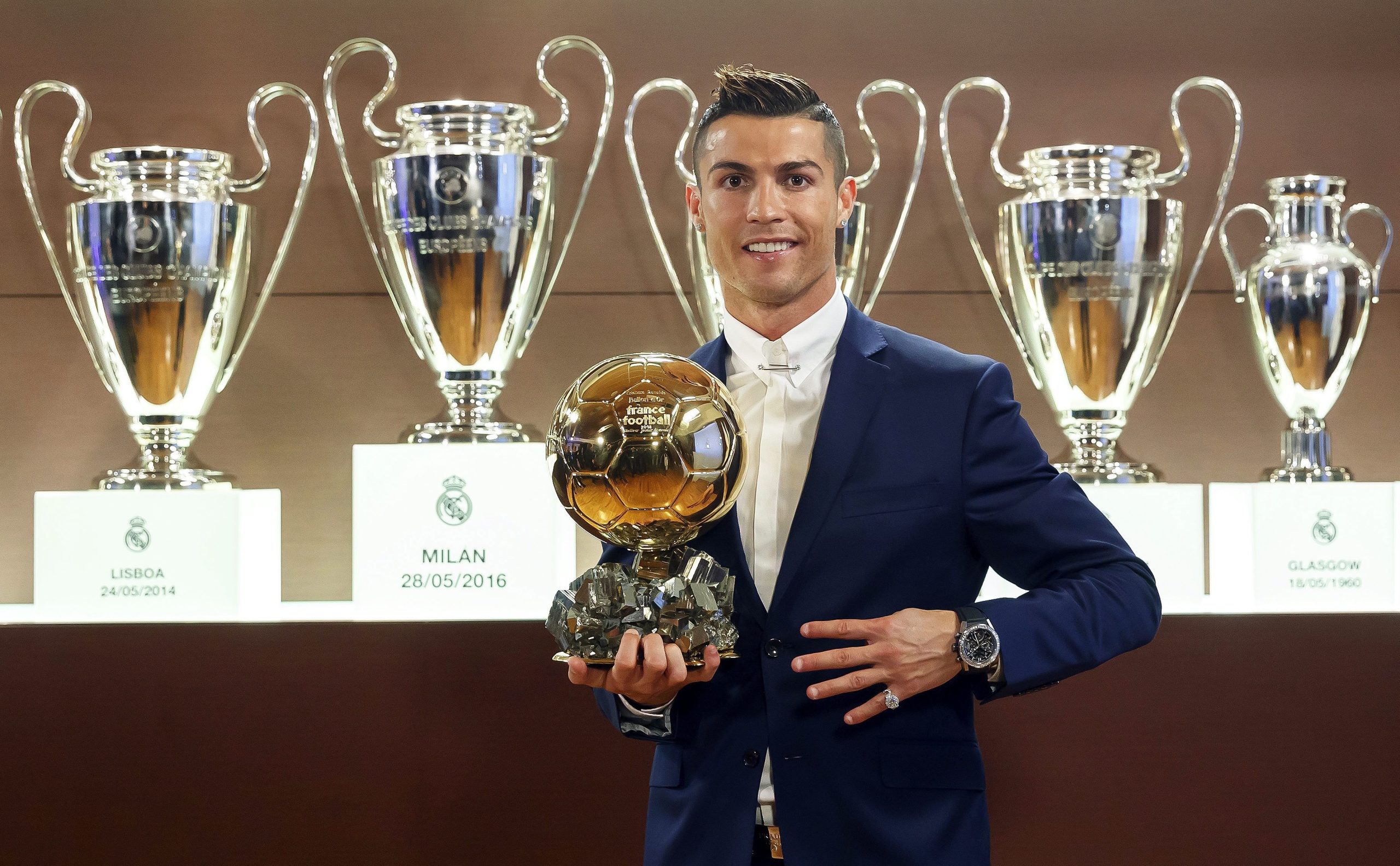 Cristiano Ronaldo dedicou quarta Bola de Ouro aos adeptos madridistas