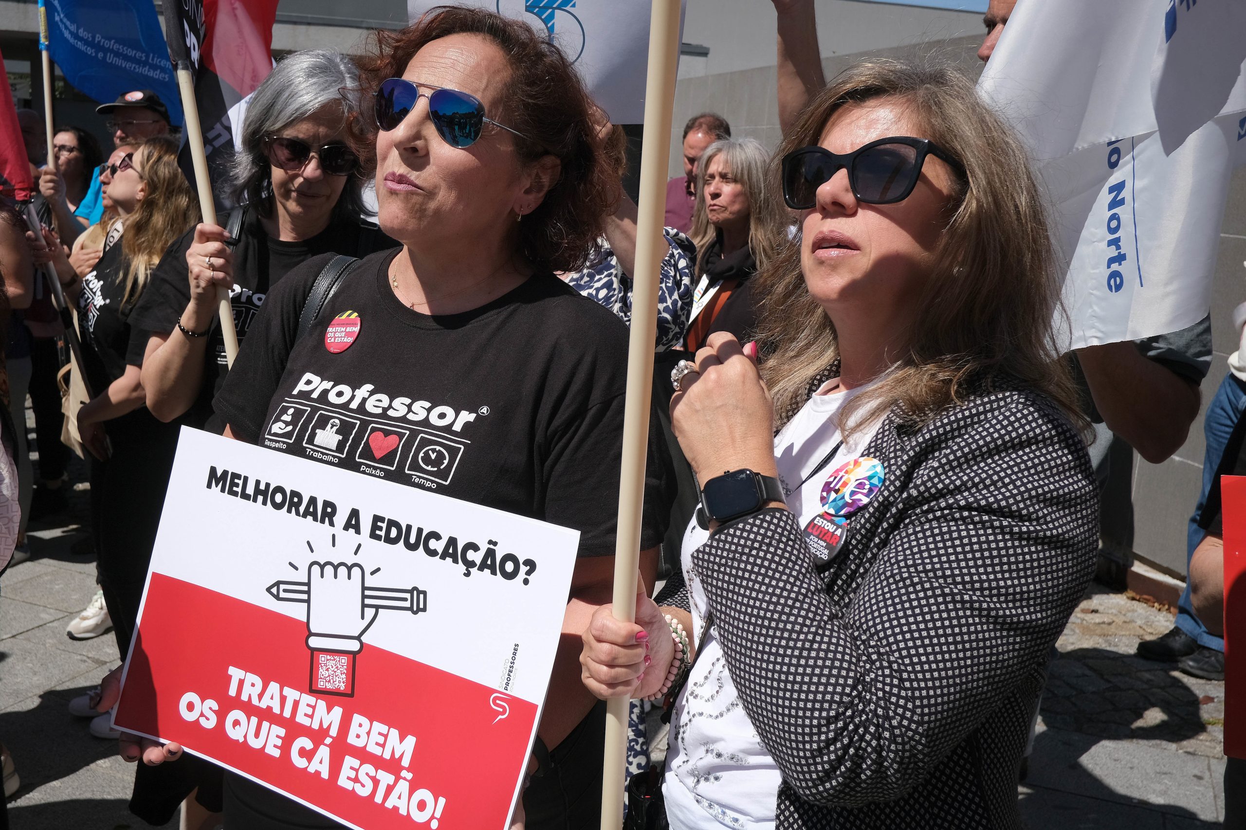 “Se temos um Presidente dos afetos o que pedimos é socorro”. Professores em greve em Viana do Castelo