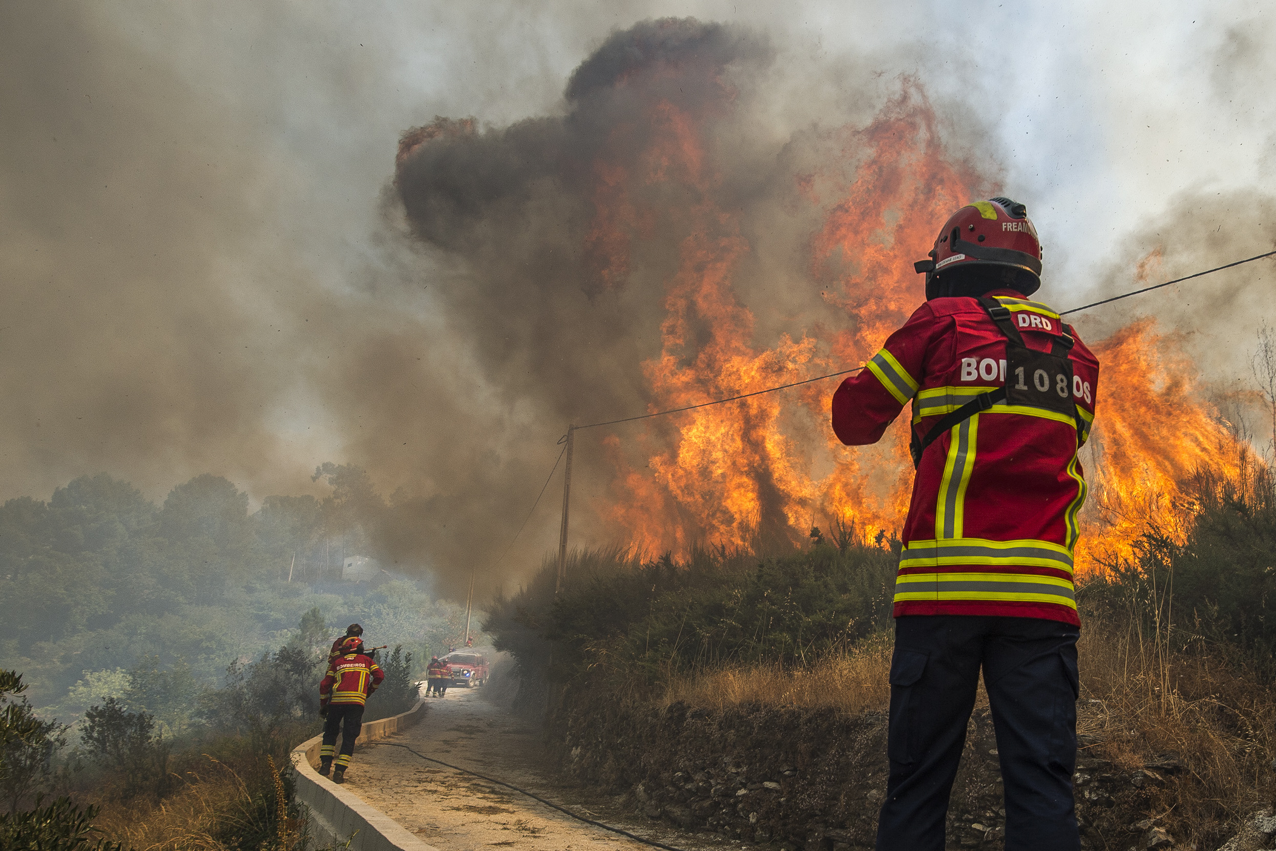 Incêndios: Baião é a única ocorrência importante esta manhã. Mais de 140 operacionais combatem as chamas