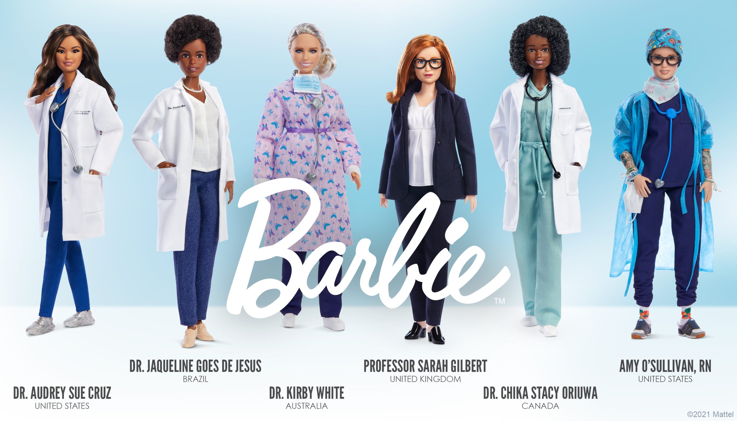 Seis mulheres da ciência inspiram novos modelos de bonecas Barbie. Quem são elas?