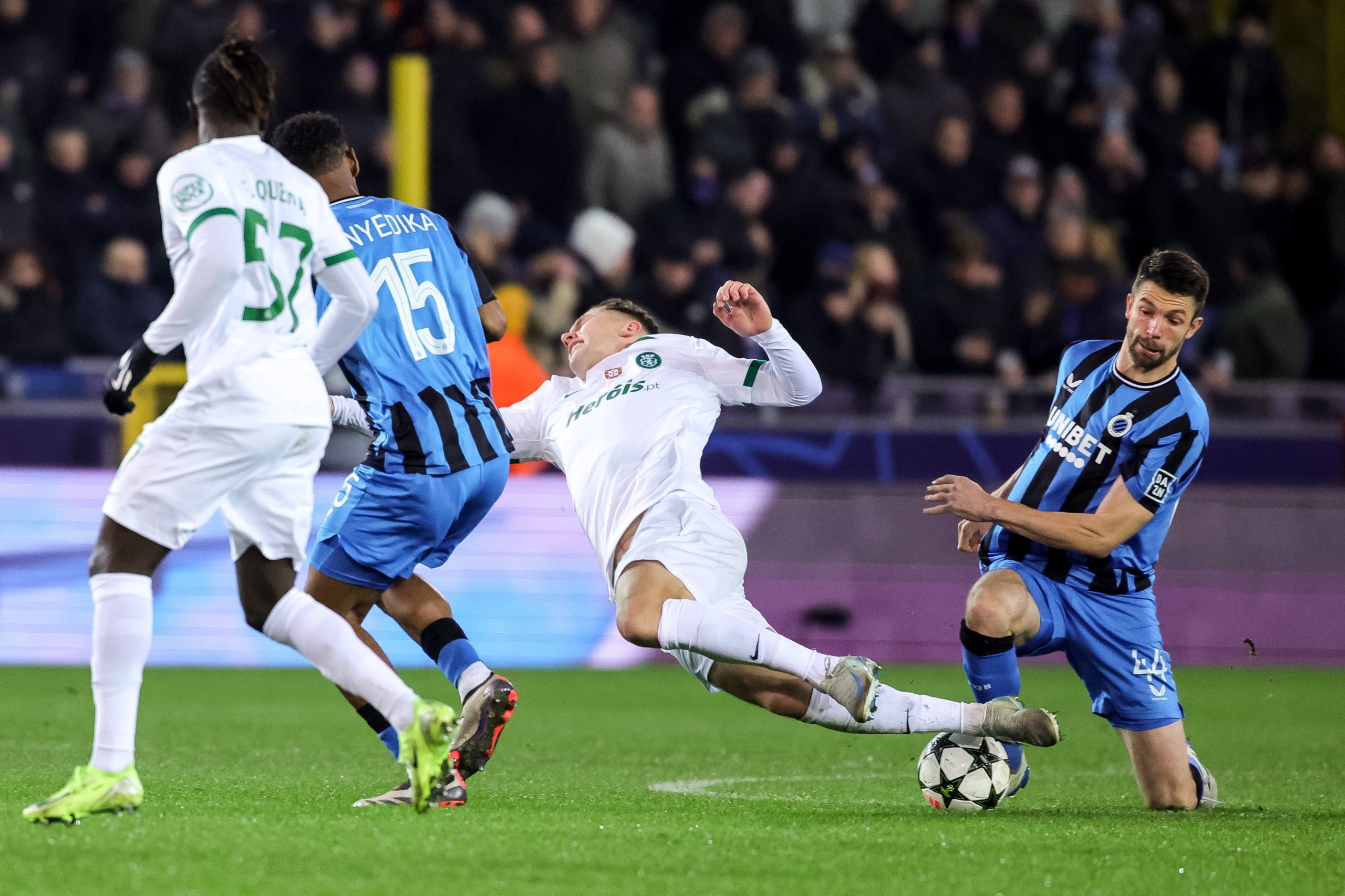 Champions League: na Bélgica, ‘leões’ somam quarta derrota consecutiva