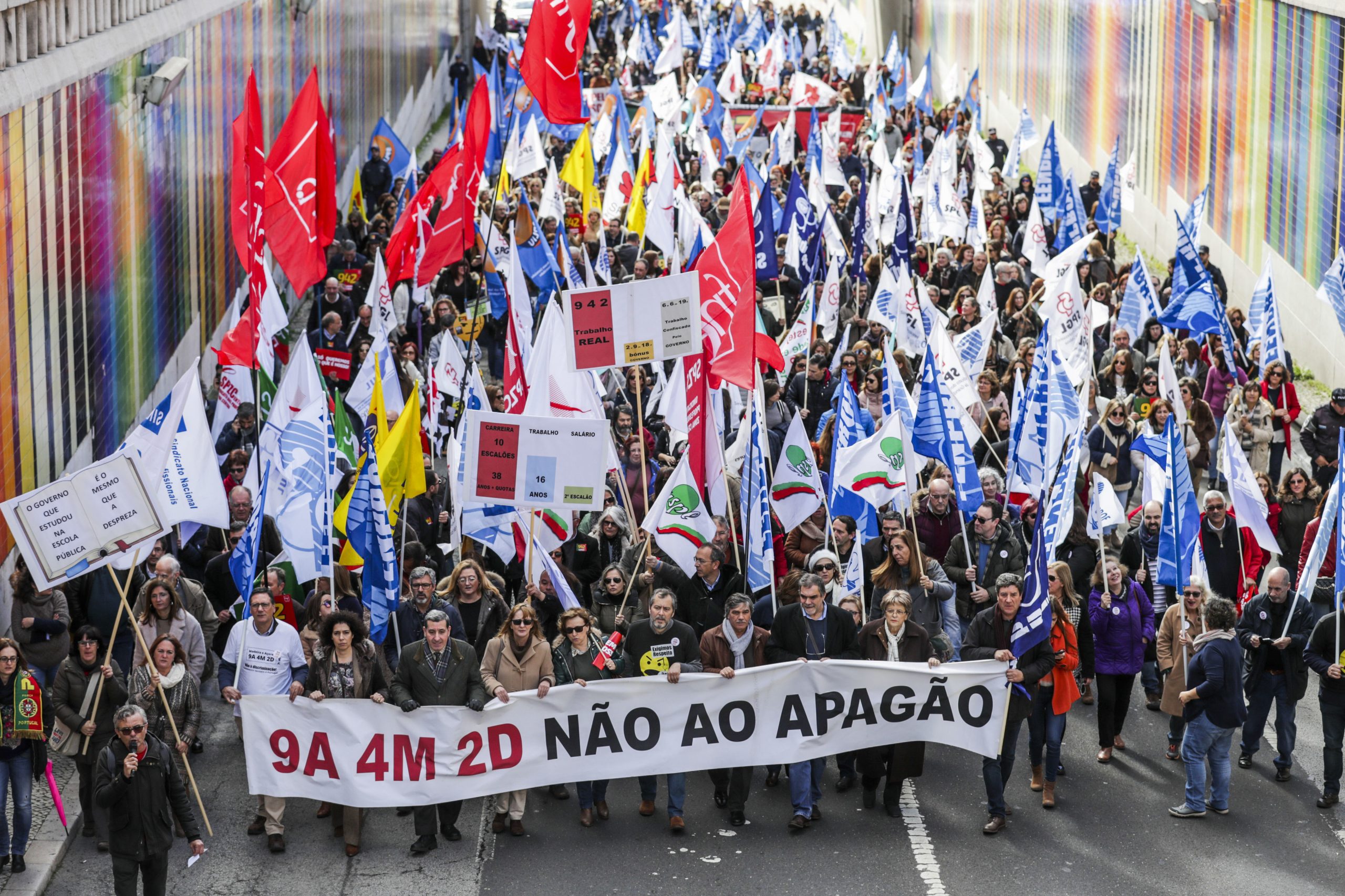Professores admitem luta até às eleições e fazer do dia de reflexão dia de manifestação