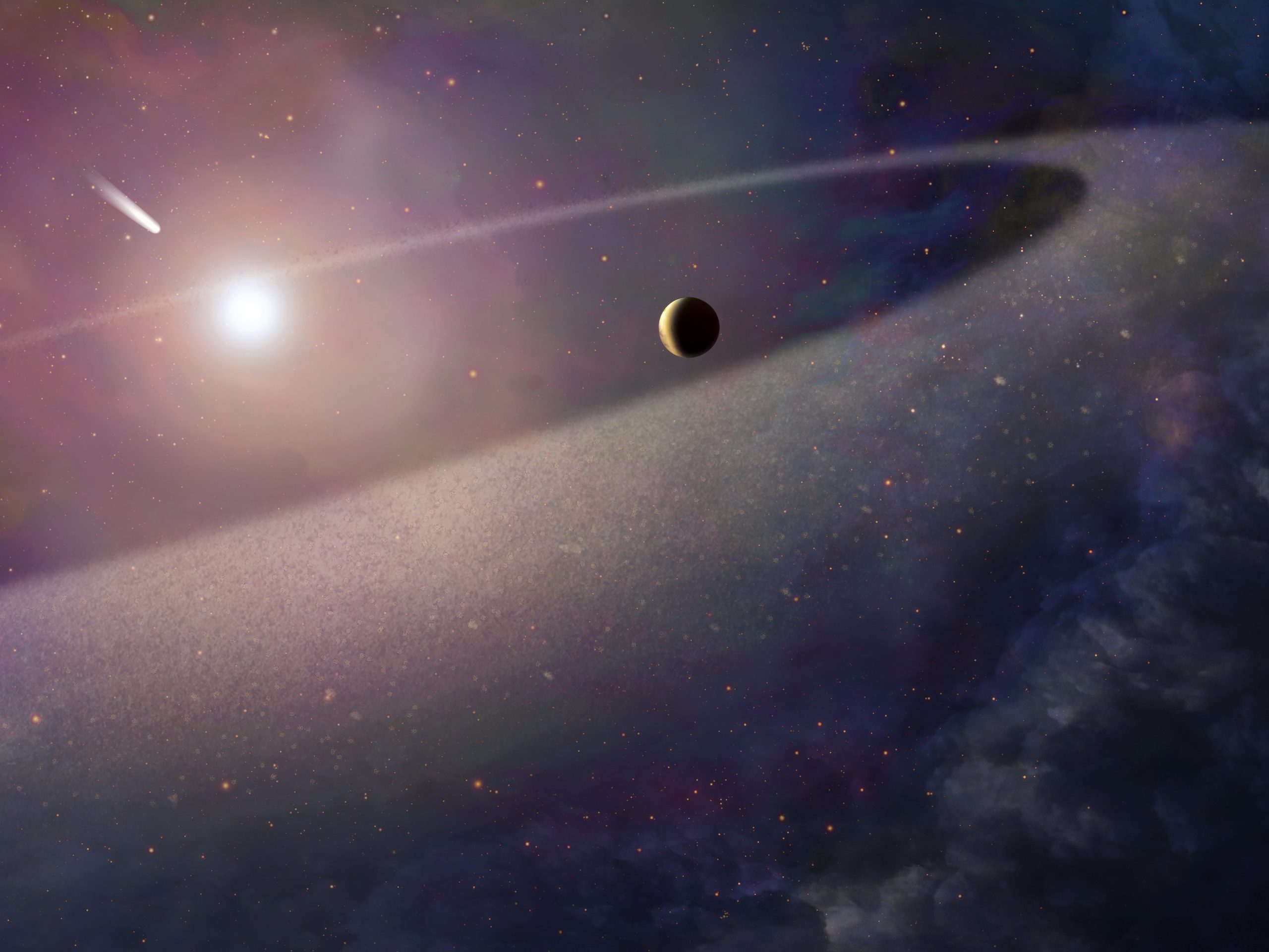 Descoberto asteroide com carbono, elemento da vida, para lá da órbita de Neptuno