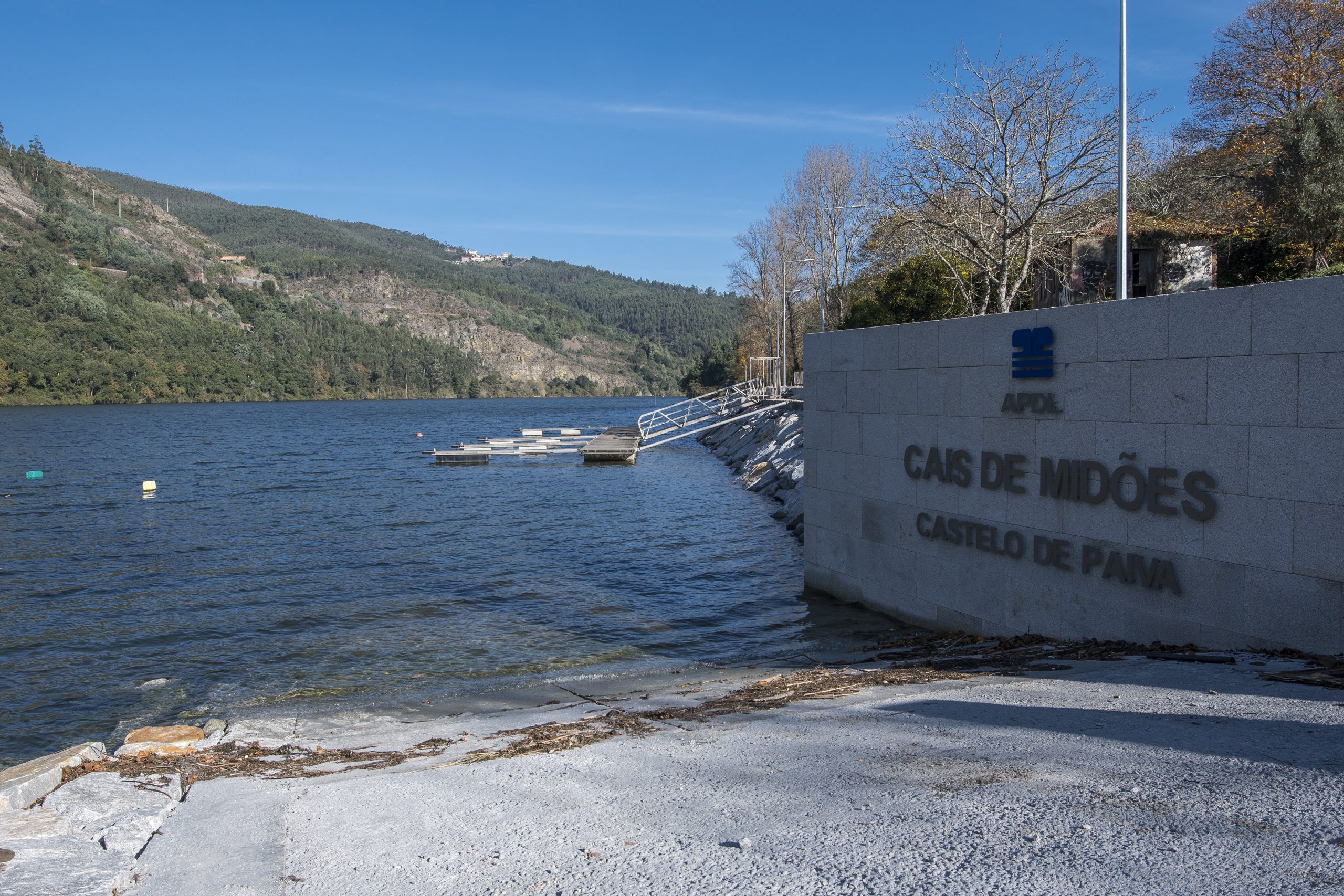 Obras em cais do Douro em Castelo de Paiva facilitam acostagem de barcos-hotel