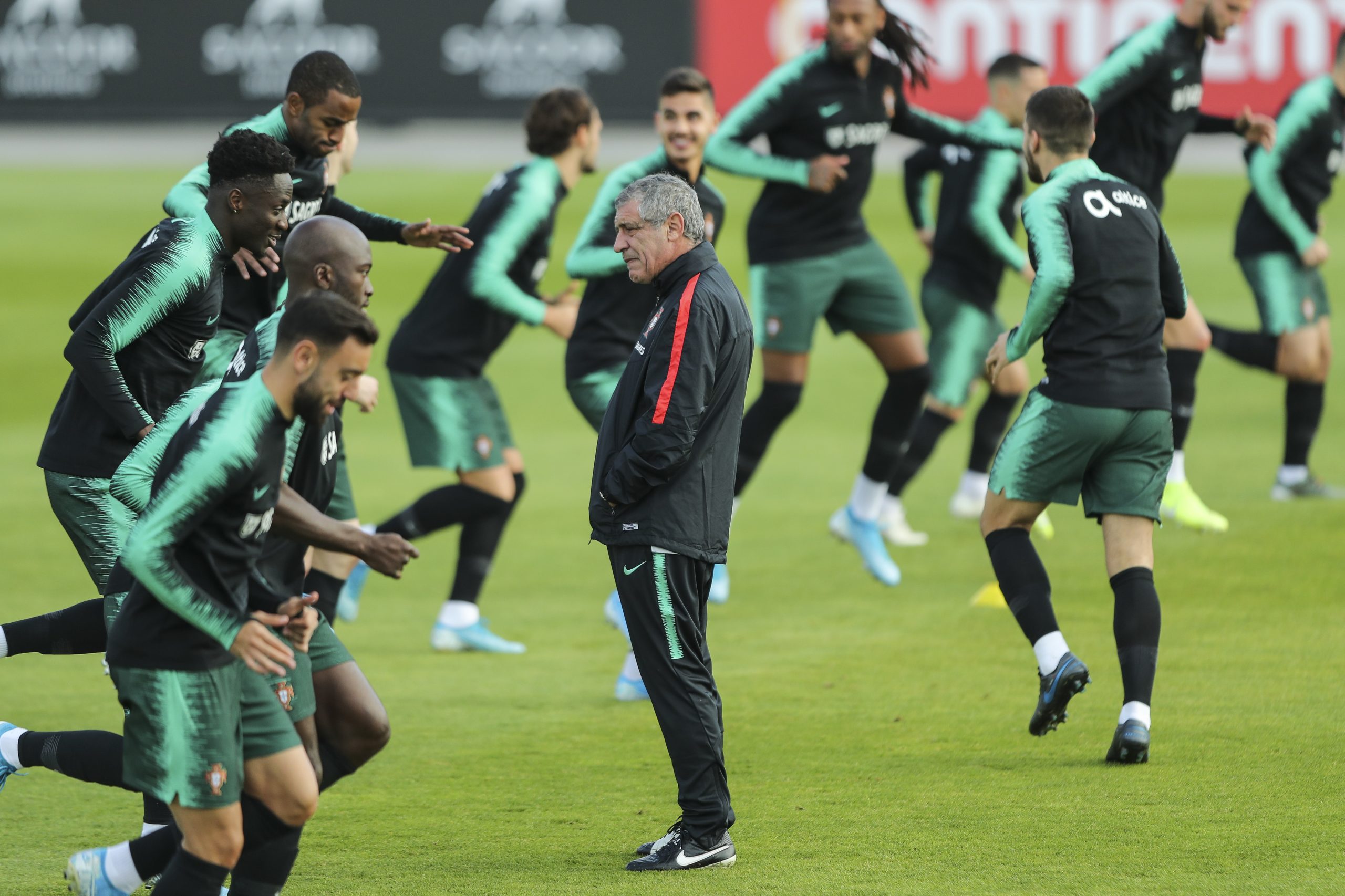 Seleção portuguesa: é dia de treino