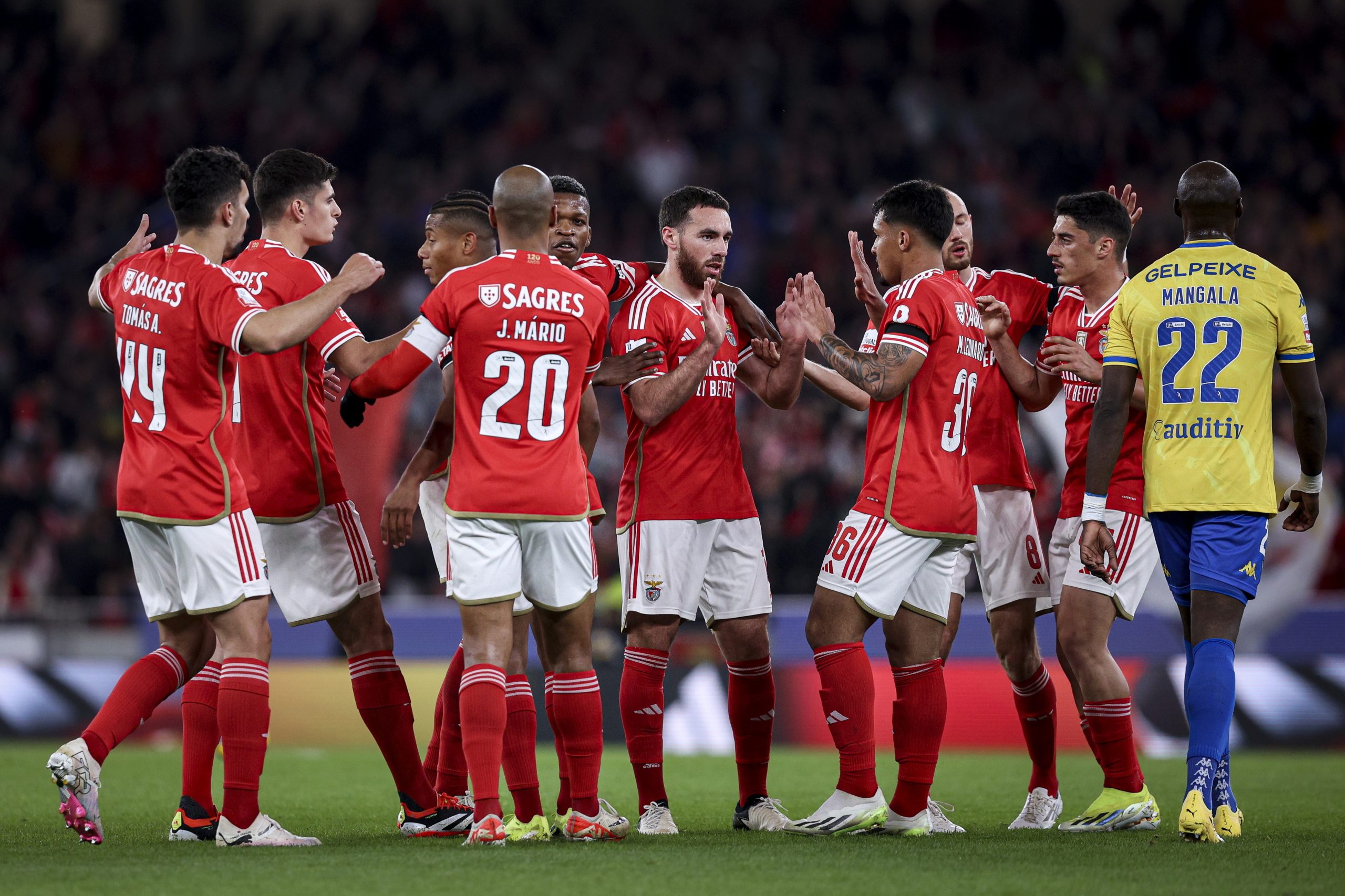 Benfica repõe diferença pontual para o Sporting CP (que tem um jogo em atraso)