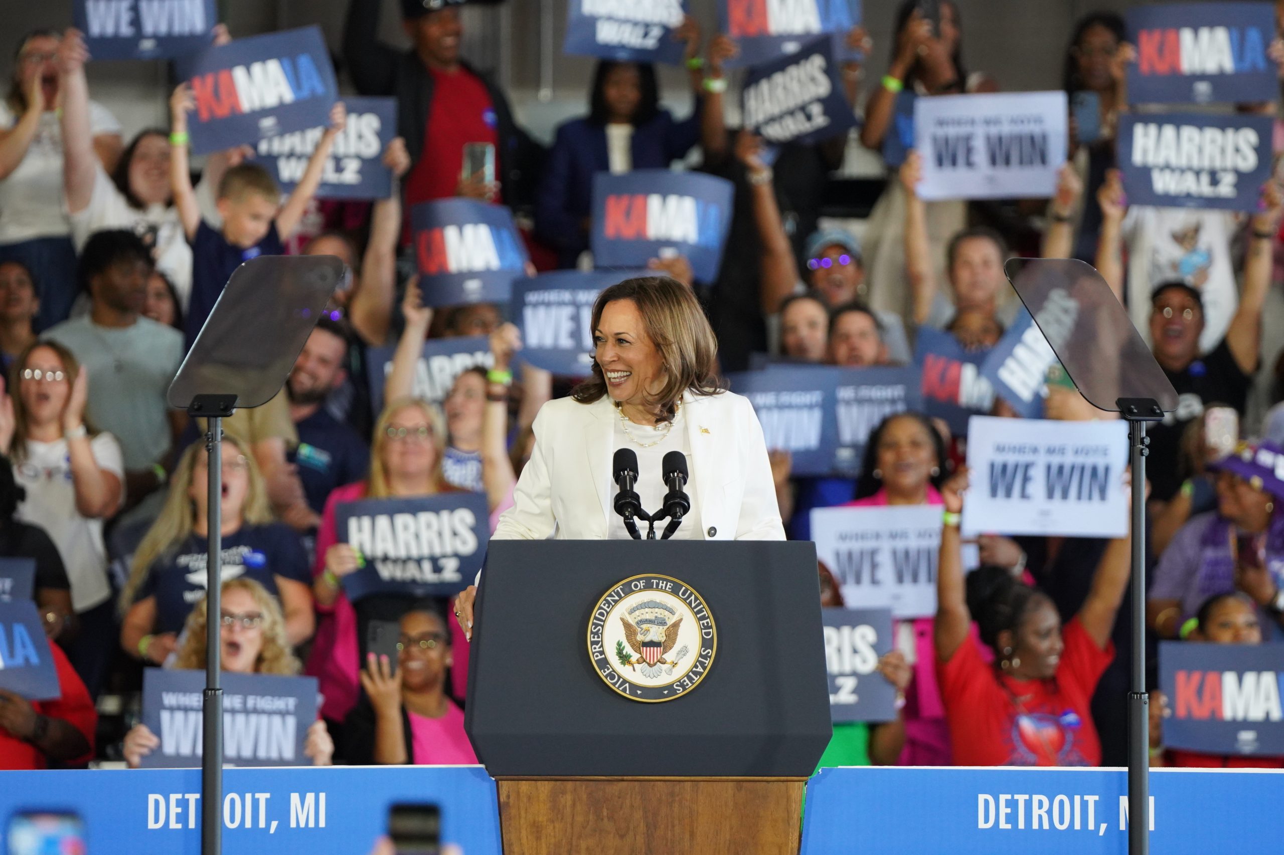“Ele prometeu a todos que, reeleito, seria um ditador desde o primeiro dia”. Kamala alerta para os riscos nos EUA se Trump vencer