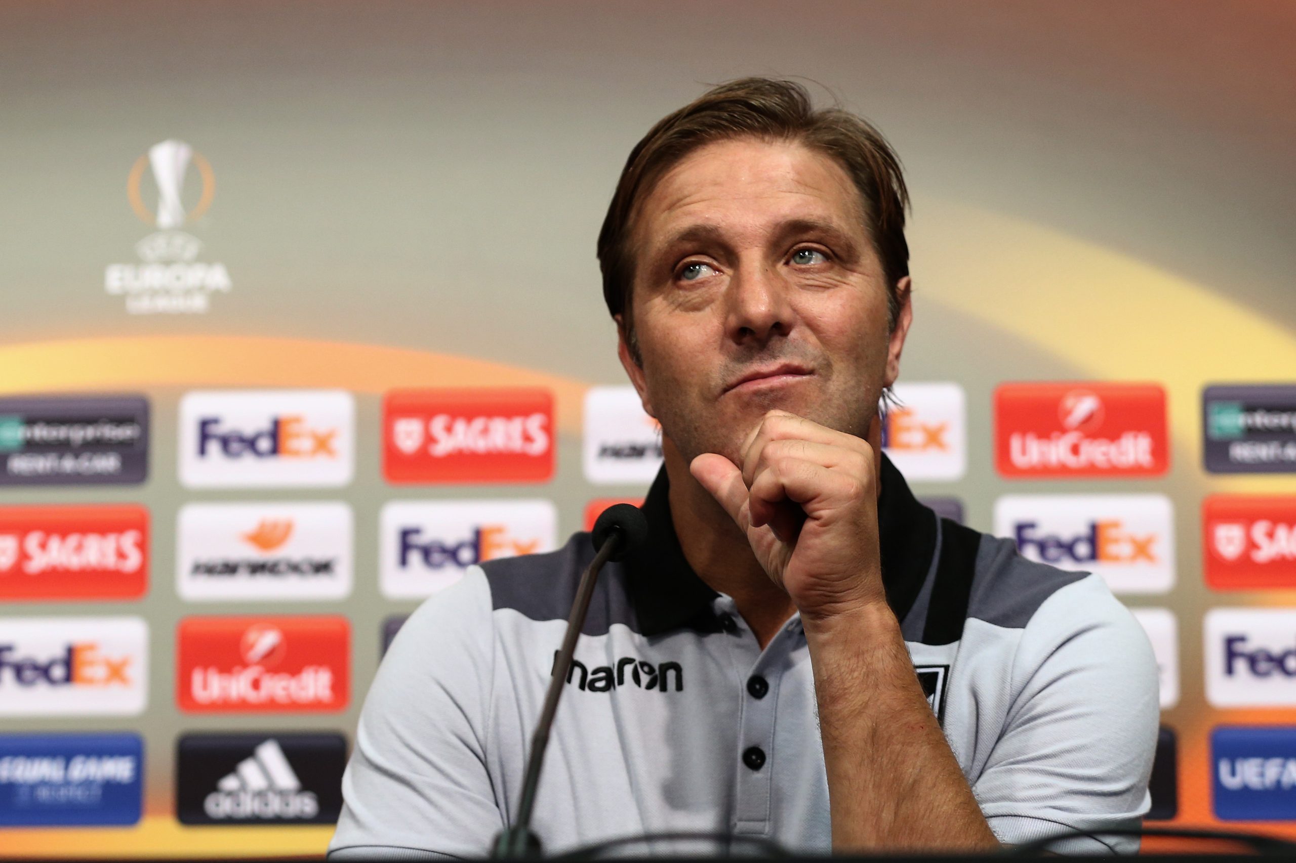 Pedro Martins afirma que jogo com Konyaspor, para a Liga Europa, é “importante”, mas não “decisivo”