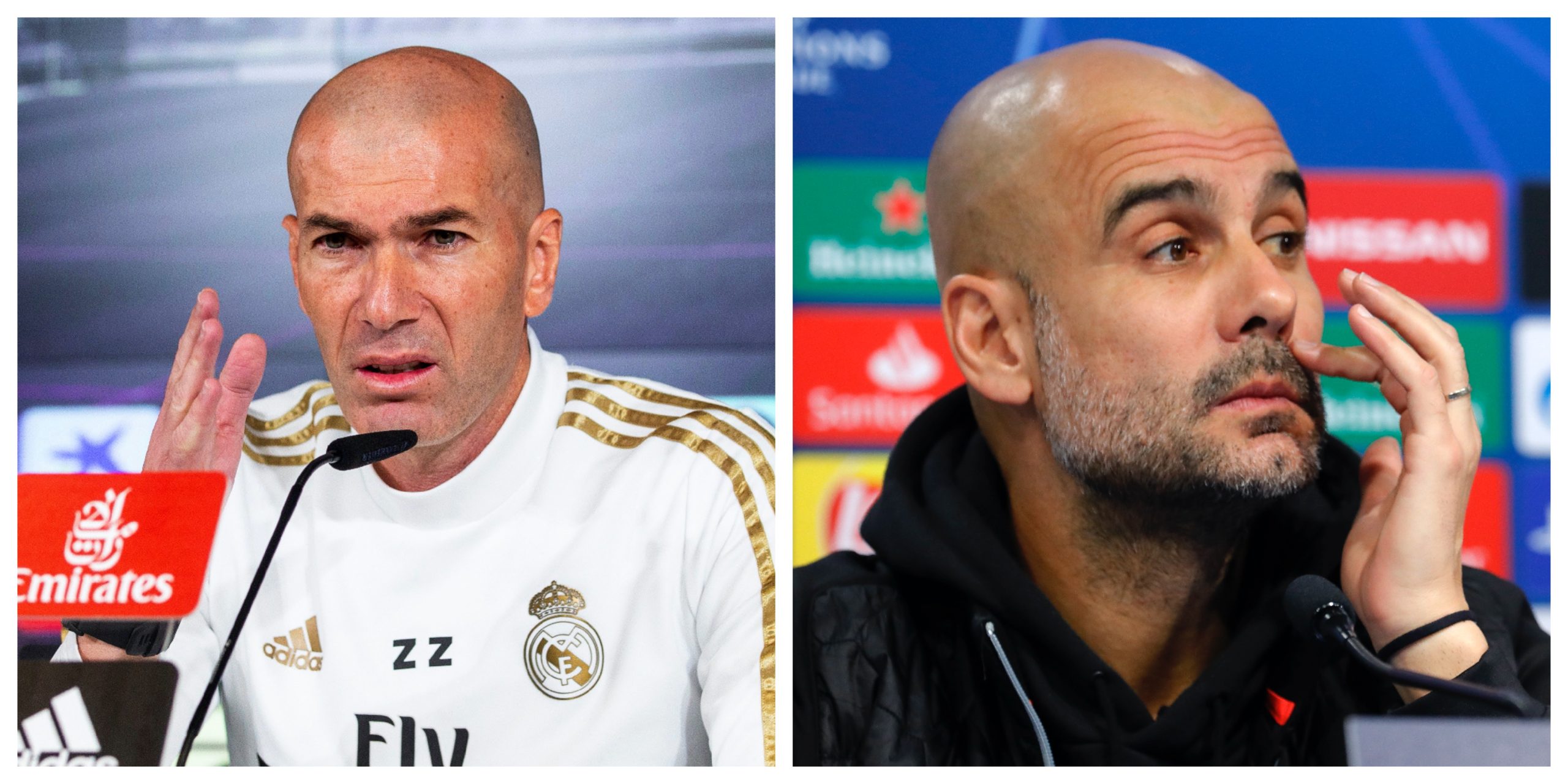 A opinião de Zidane sobre Guardiola? “O melhor treinador do mundo”