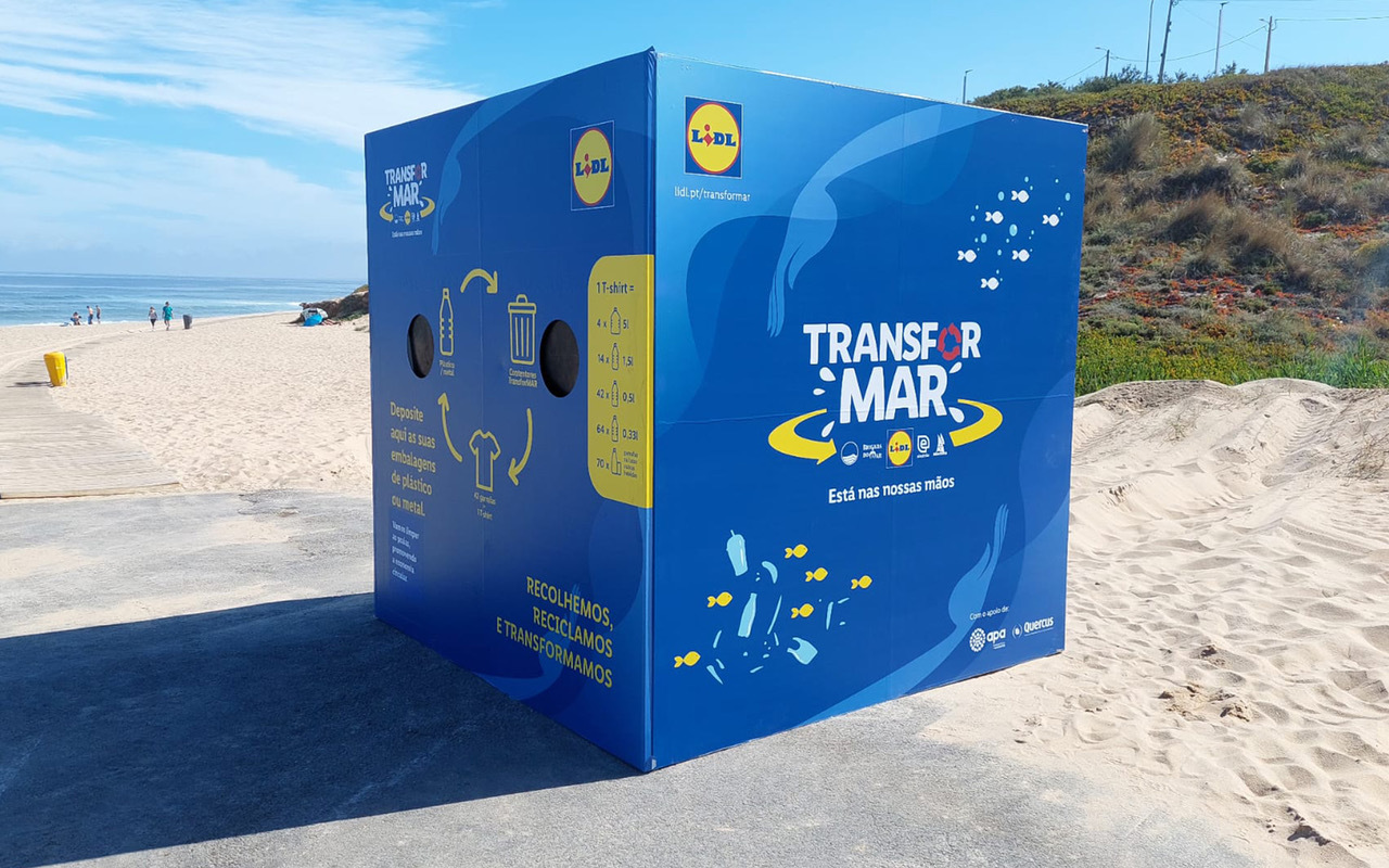 67 toneladas de plástico de praias portuguesas transformadas em t-shirts