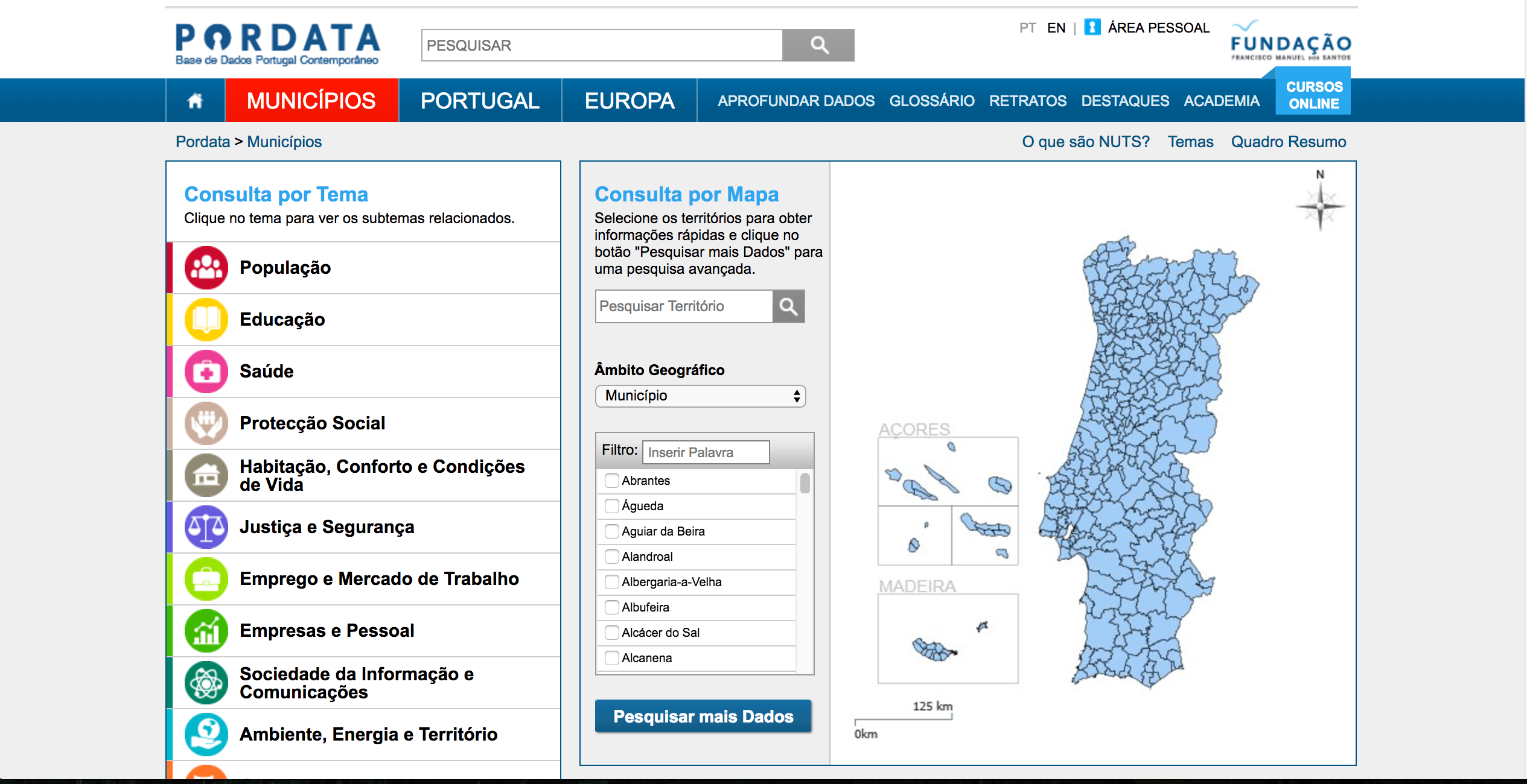 Pordata lança ferramenta com dados do endividamento dos municípios desde 2007