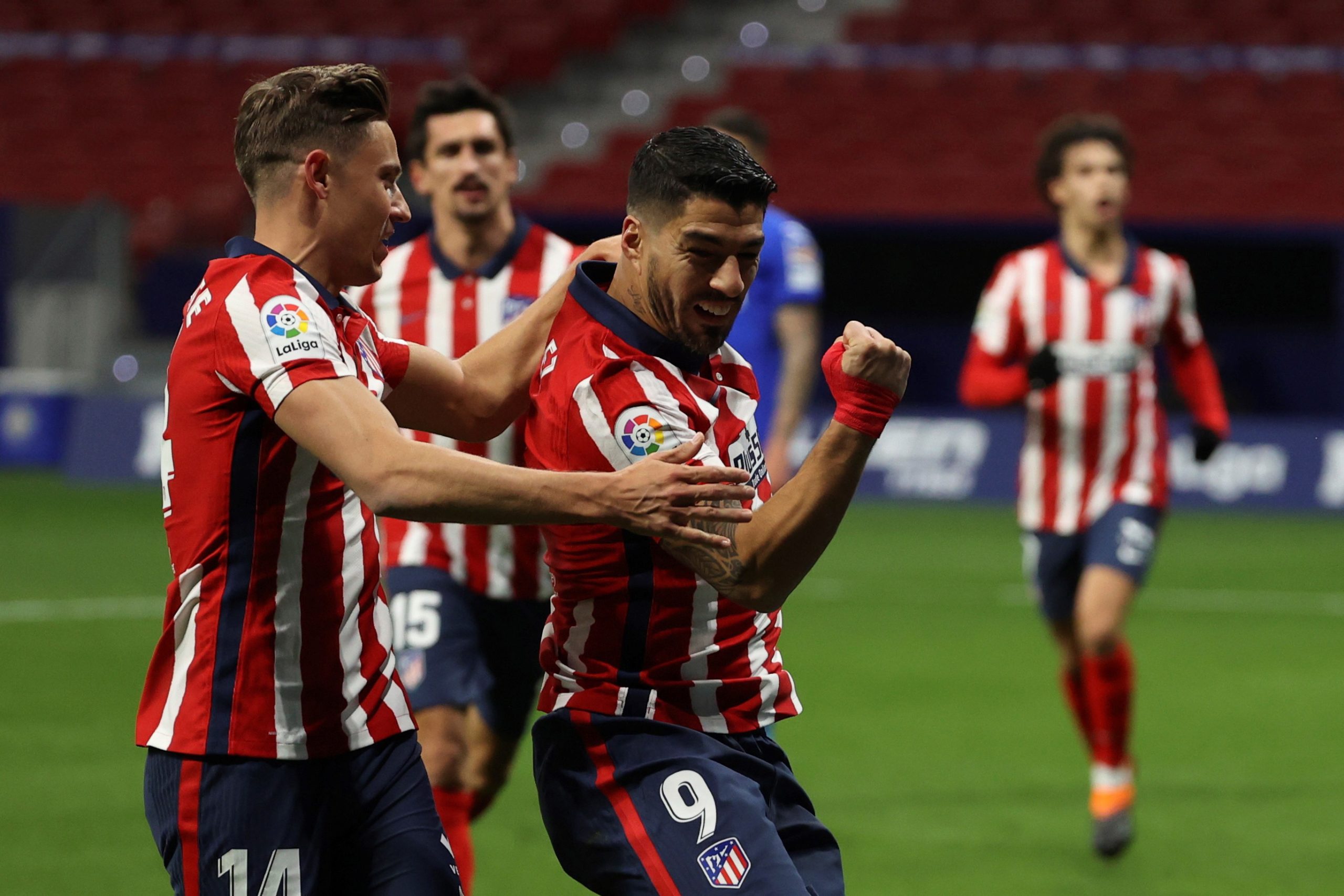 Atlético de Madrid sofre para vencer Getafe 1-0 e pressiona Real Madrid