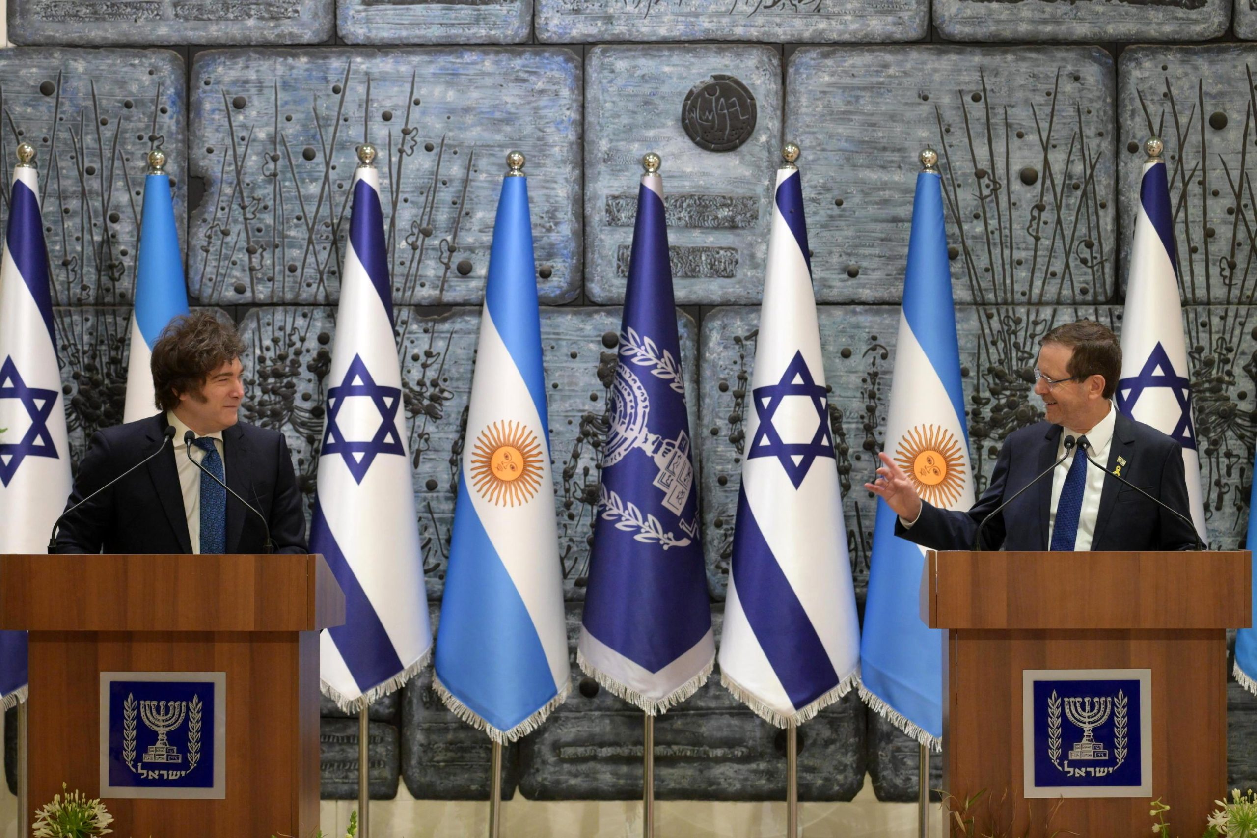 Milei exige a Jerusalém a libertação de quatro argentinos reféns em Gaza