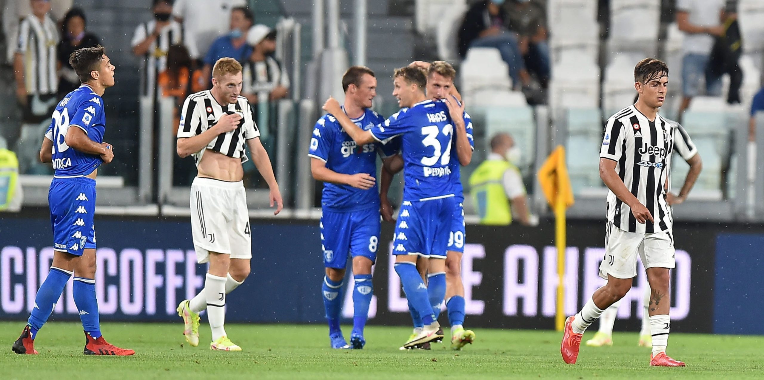 Juventus surpreendida em casa pelo Empoli após despedida de Ronaldo