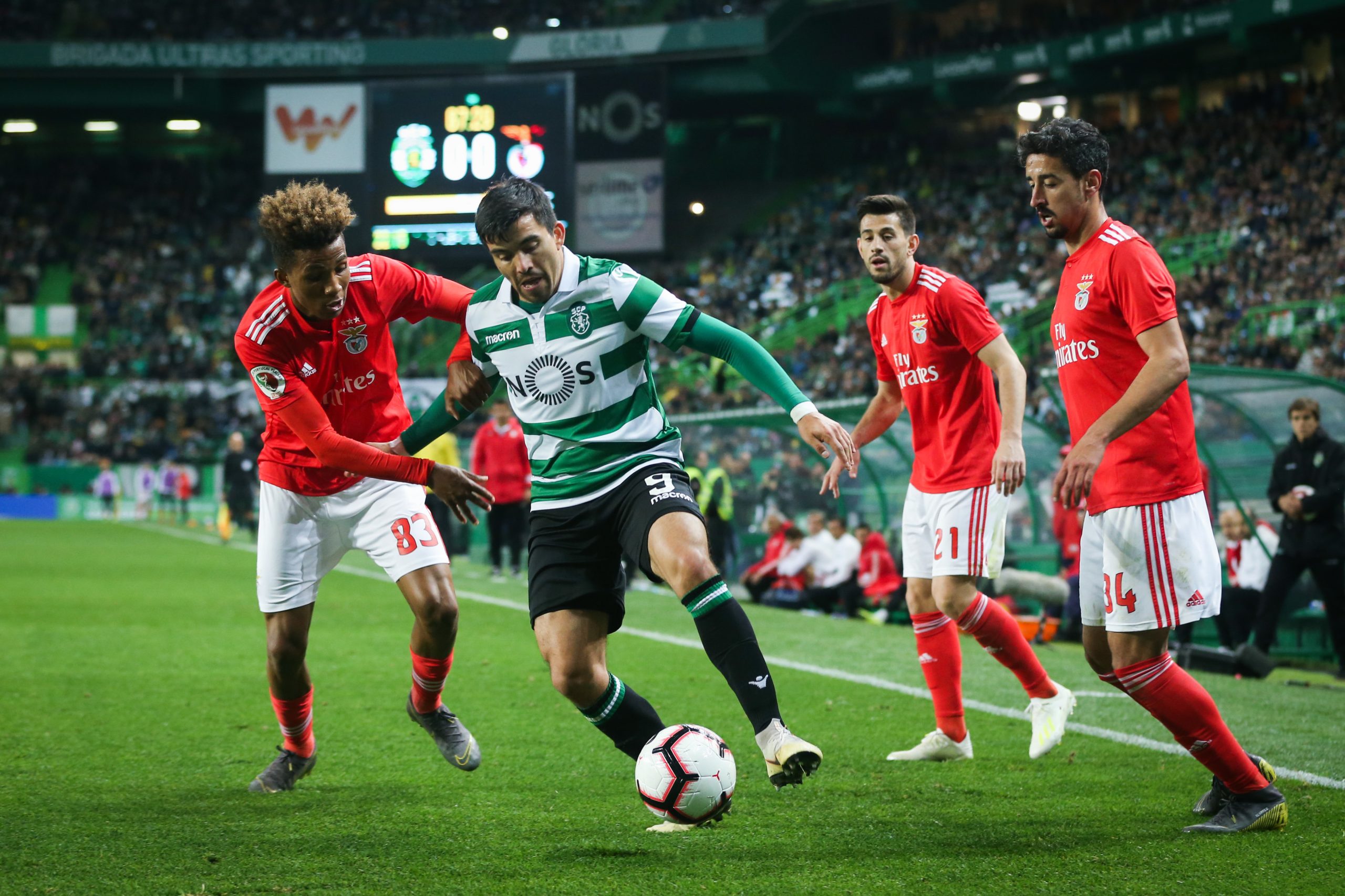 Benfica visita Alvalade com vantagem larga e invicto fora de casa