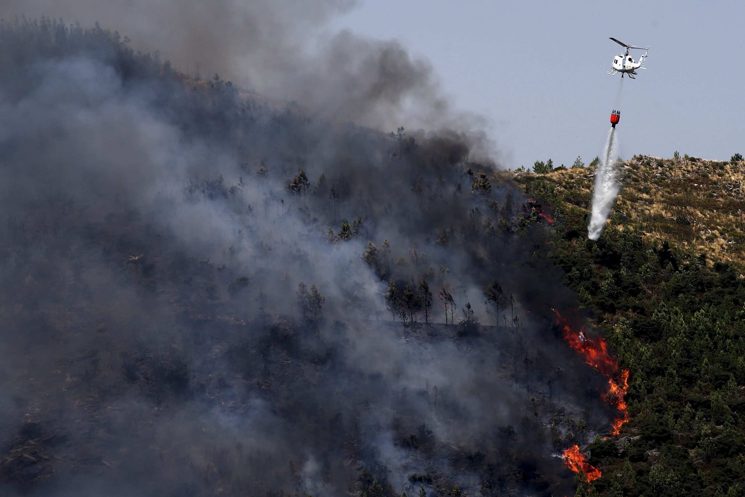 Incêndio no Peso da Régua mobiliza 94 operacionais e dois meios aéreos
