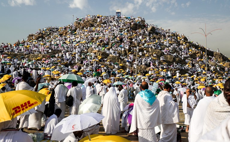 No Monte Arafat, mais de dois milhões de muçulmanos pediram clemência a Deus