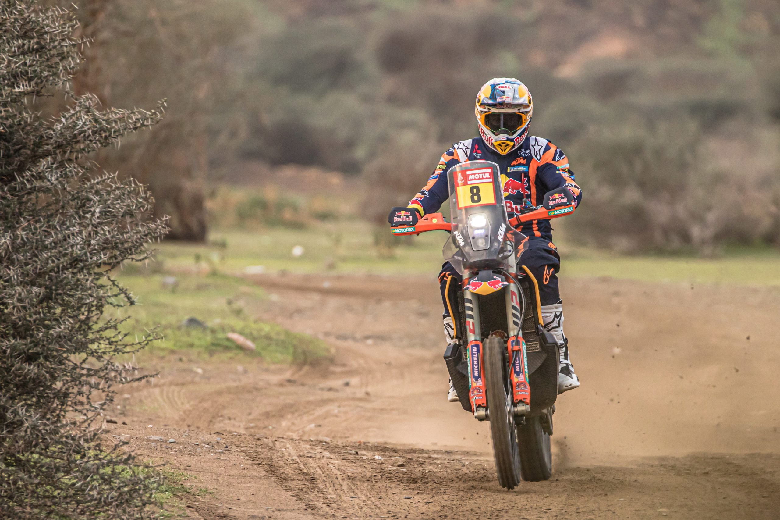Bonificações dão liderança a Toby Price nas motas no Dakar2023