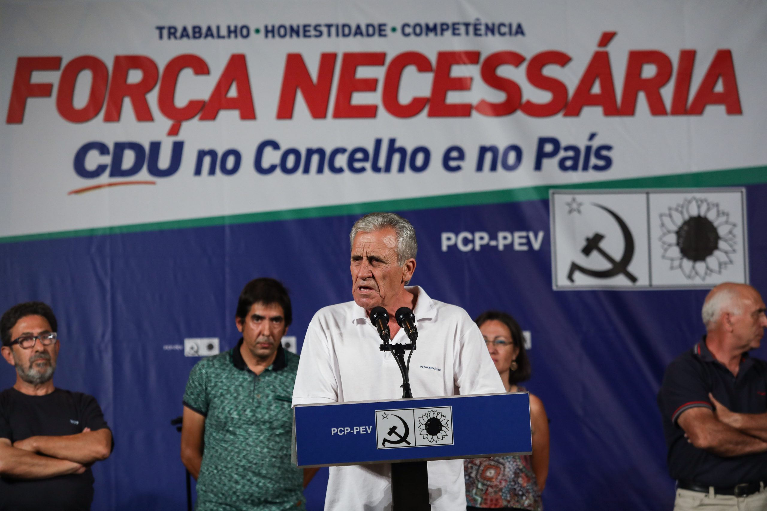 CDU apresenta maior número de listas de sempre, diz Jerónimo de Sousa