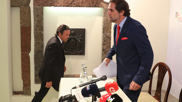Pedro Calado e Miguel Albuquerque