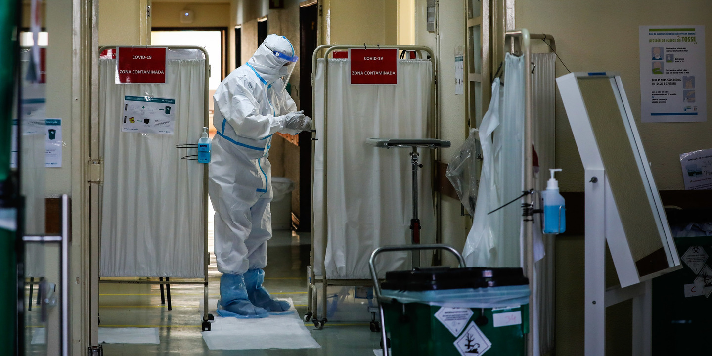 Covid-19: Hospitais da região Norte têm 34 camas de UCI e 102 de enfermaria ocupadas