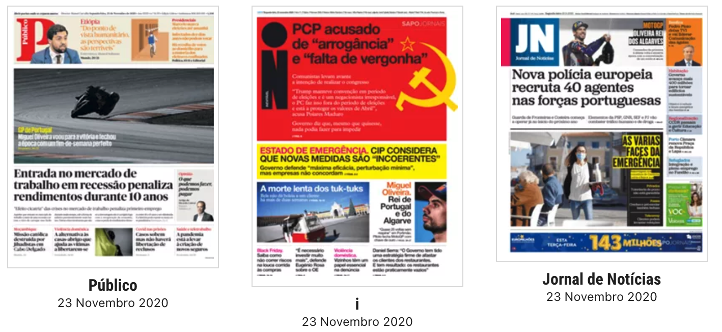 Revista de Imprensa: Oliveira Rei dos Algarves, a “arrogância” do PCP e as várias faces da emergência