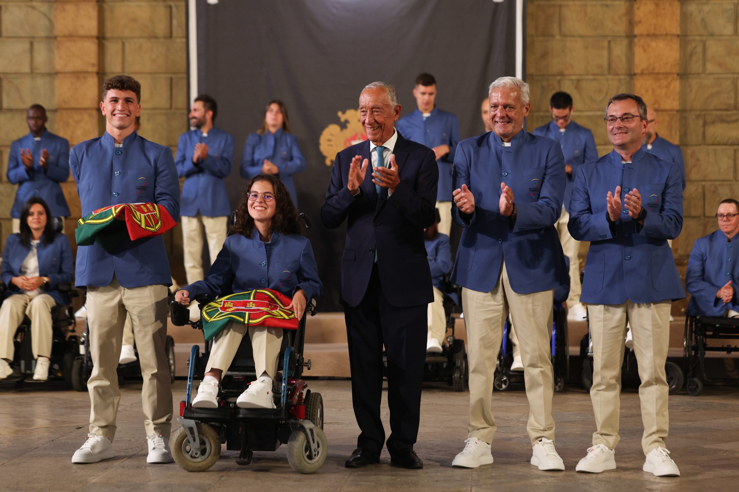 Marcelo Rebelo de Sousa despede-se da comitiva portuguesa antes dos Jogos Paralímpicos. “Lembrem-se sempre de que são muito bons”
