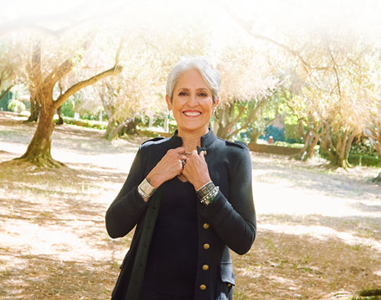 Joan Baez atua em fevereiro de 2019 no Coliseu dos Recreios, em Lisboa