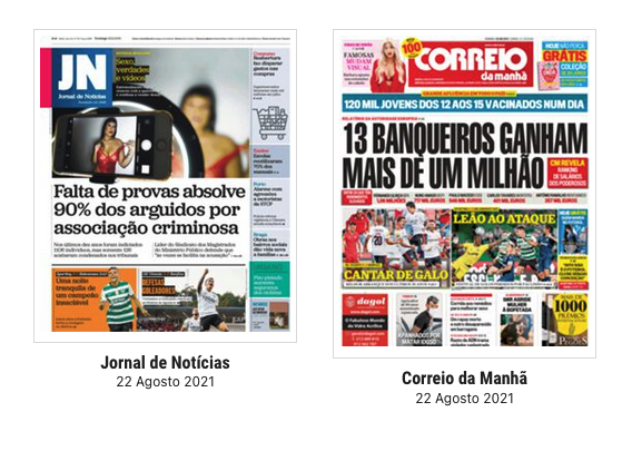 Revista de imprensa: Comida no lixo e dinheiro fora da carteira