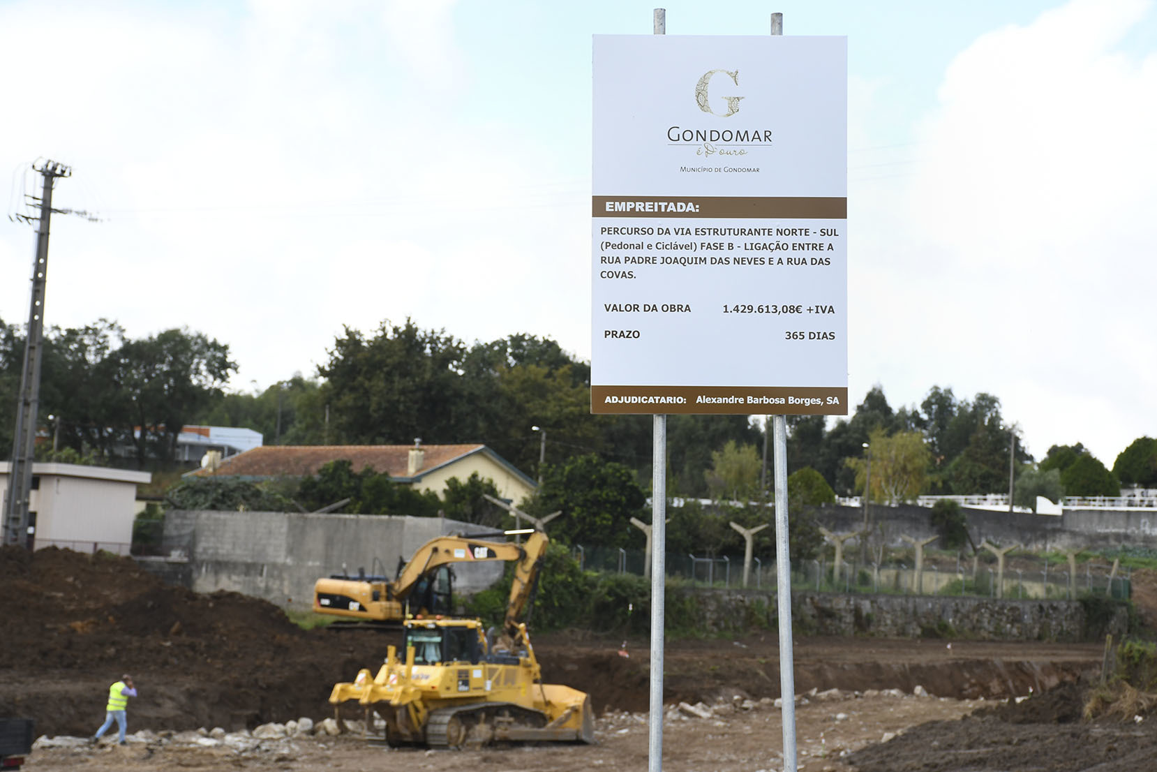 Gondomar avança com a construção de duas fases da Via Estruturante Norte-Sul