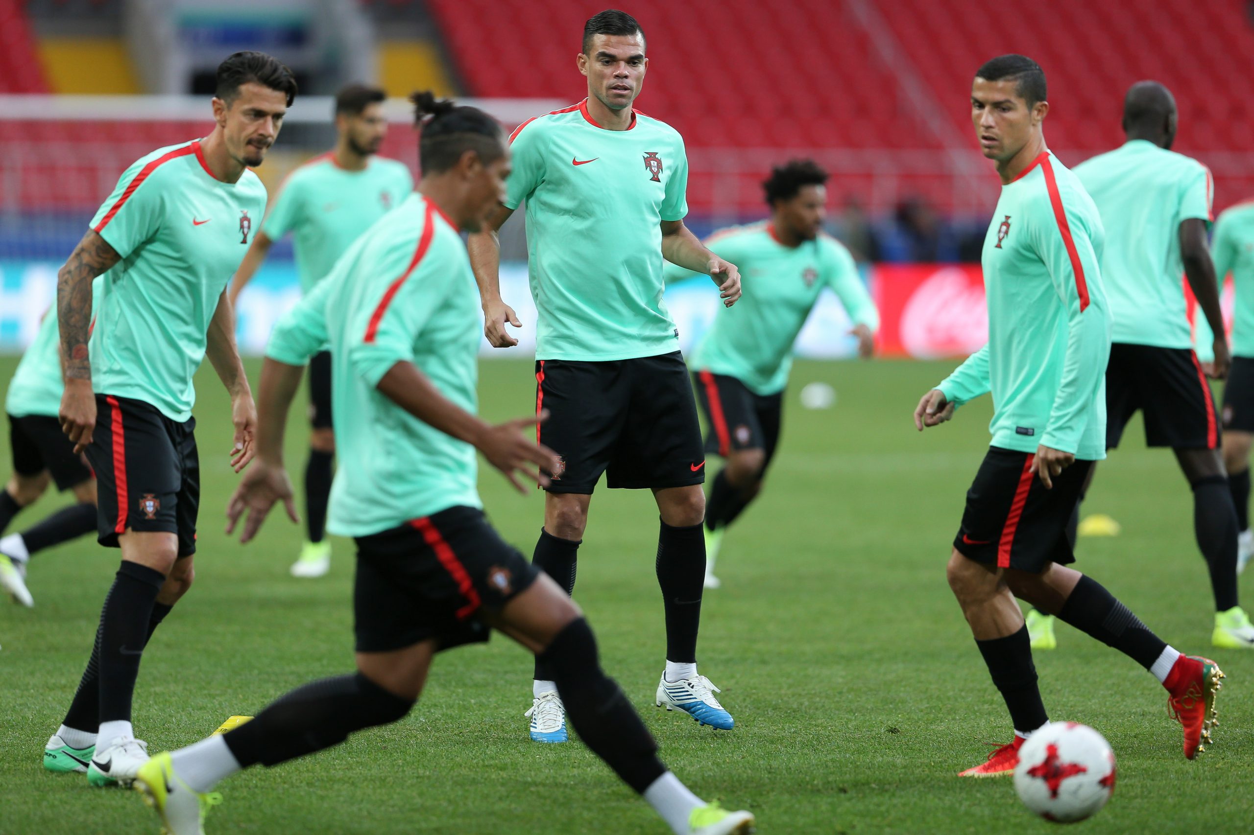 Taça das Confederações: Portugal treina em Moscovo e viaja para São Petersburgo onde vai defrontar a Nova Zelândia