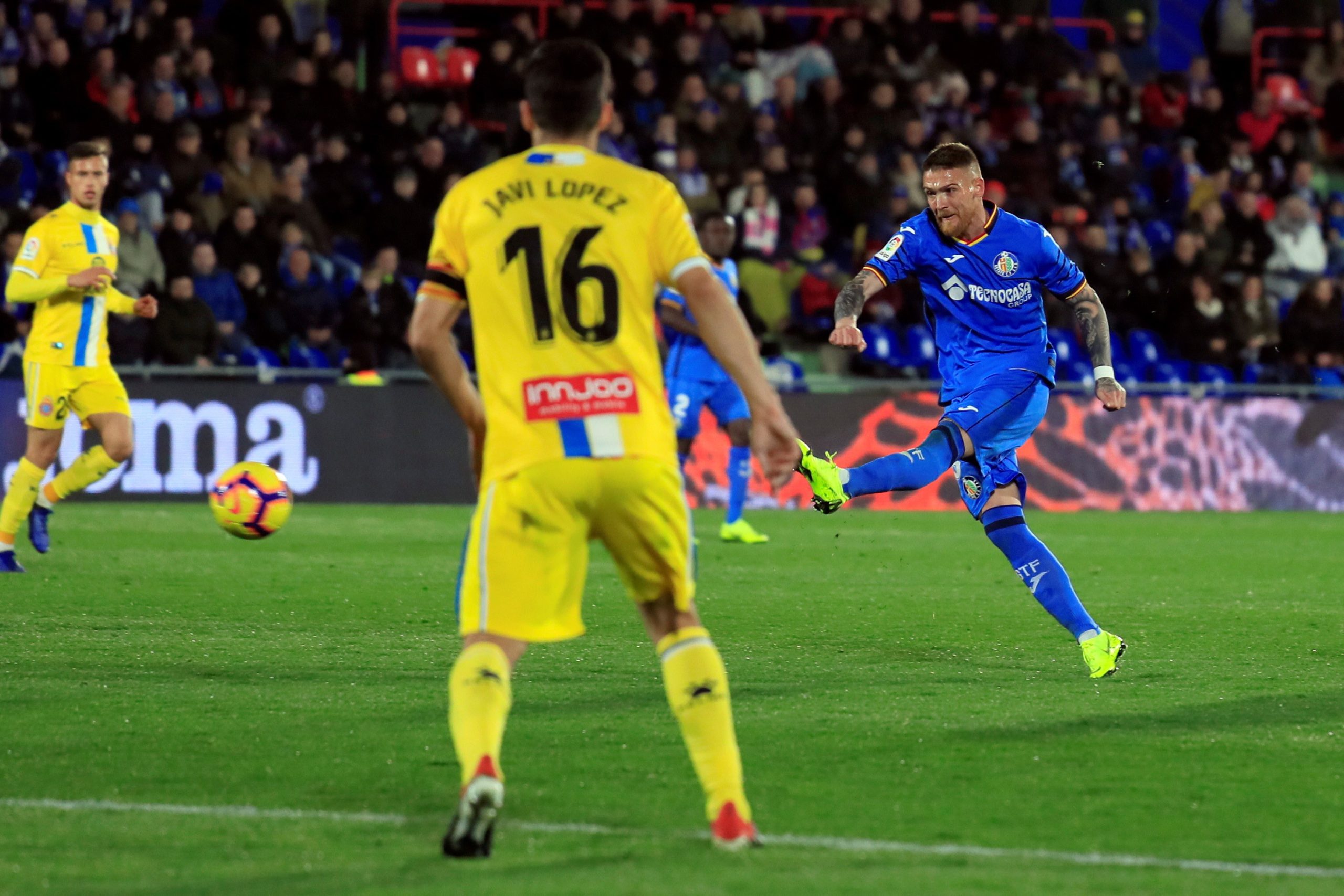 Antunes marca no triunfo por 3-0 do Getafe frente ao Espanyol, ao passo que Real Madrid volta aos triunfos
