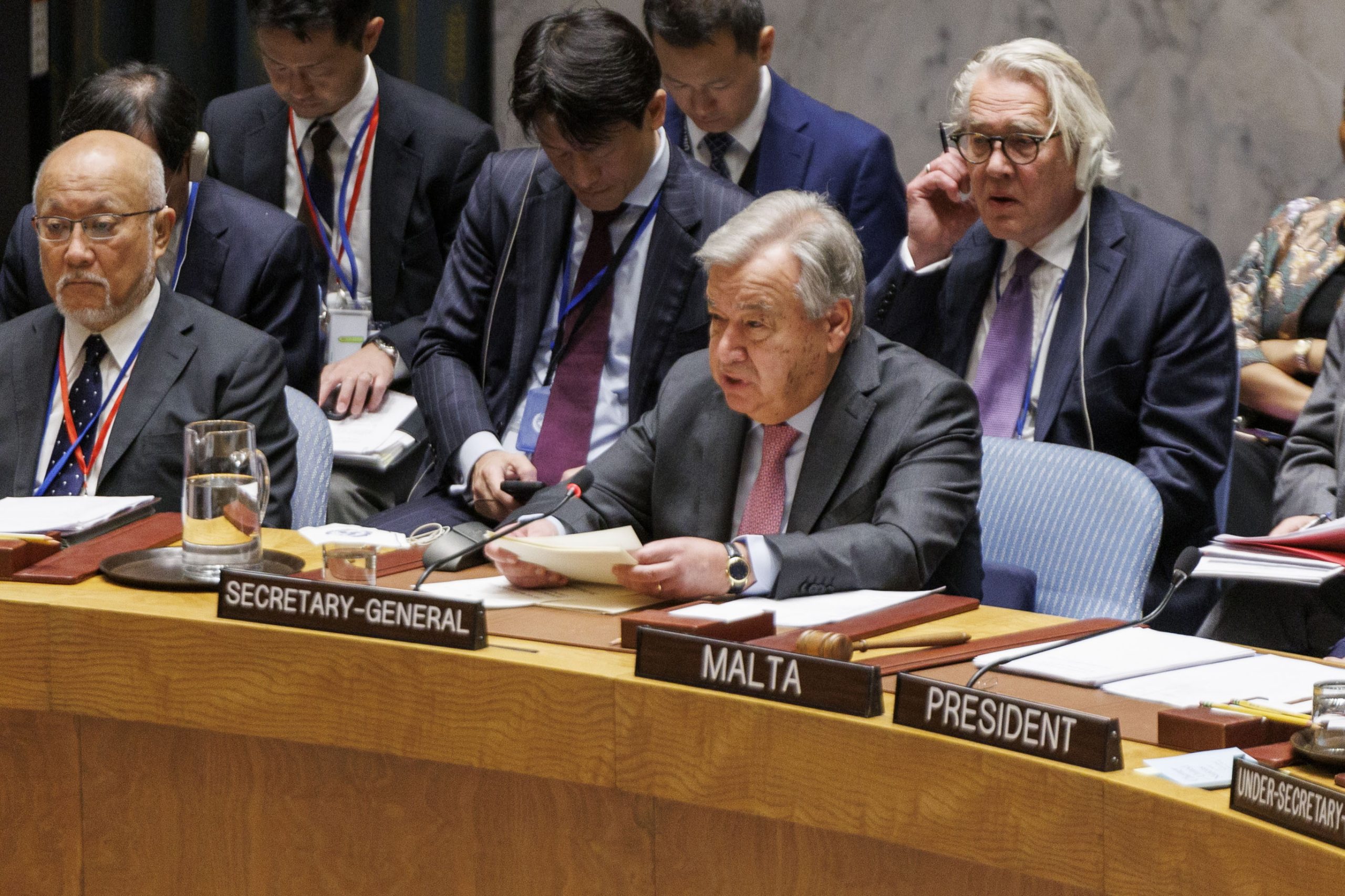 Conselho de Segurança da ONU declara apoio total a Guterres após ser declarado ‘persona non grata’ por Israel